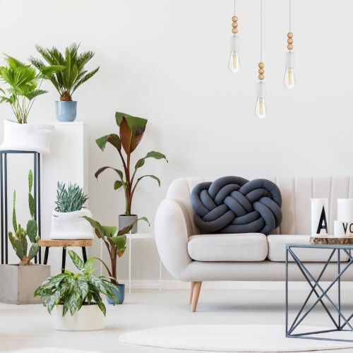 Hängelampe Weiß Holz lang Esstisch Modern 3-flmg