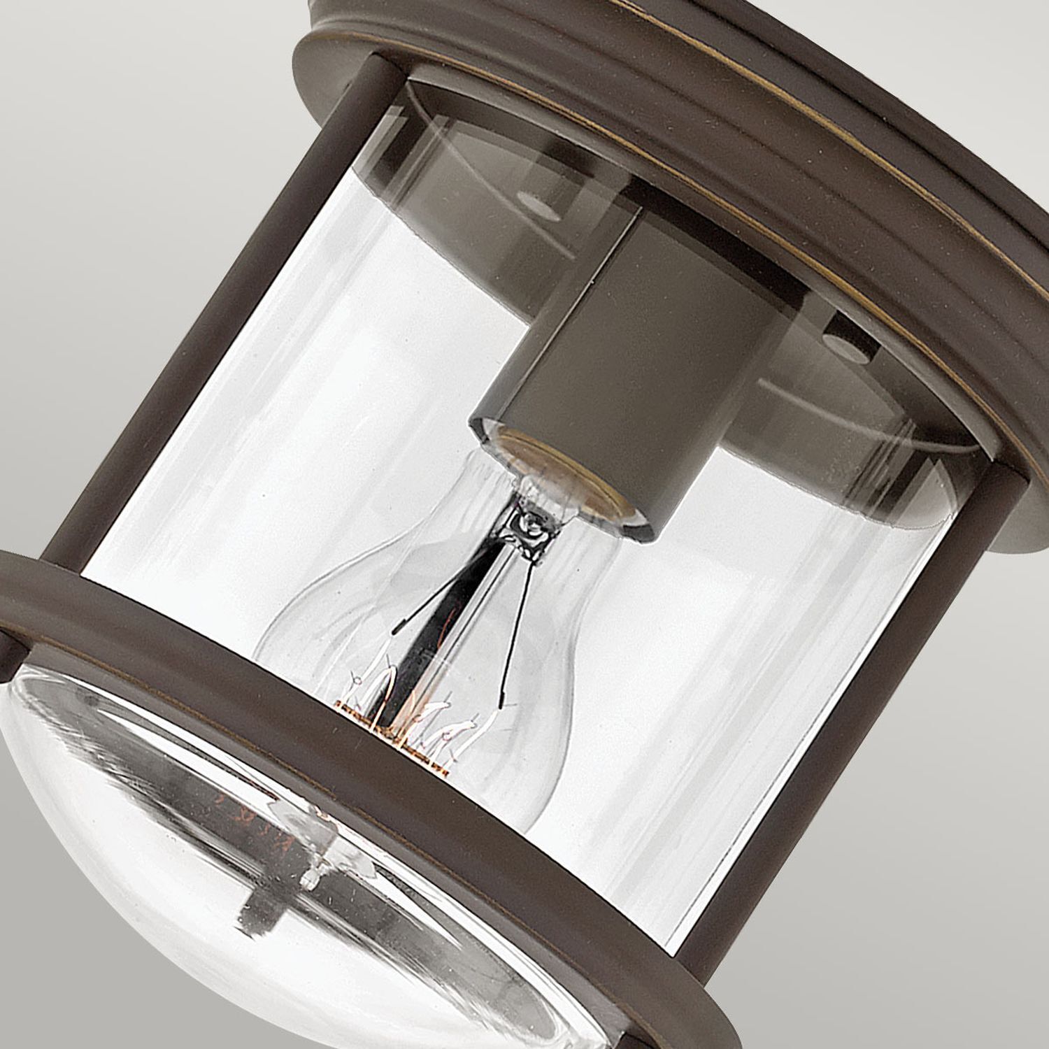 Deckenleuchte Badezimmer Glas Metall E27 IP44 Ø 19,6 cm rund