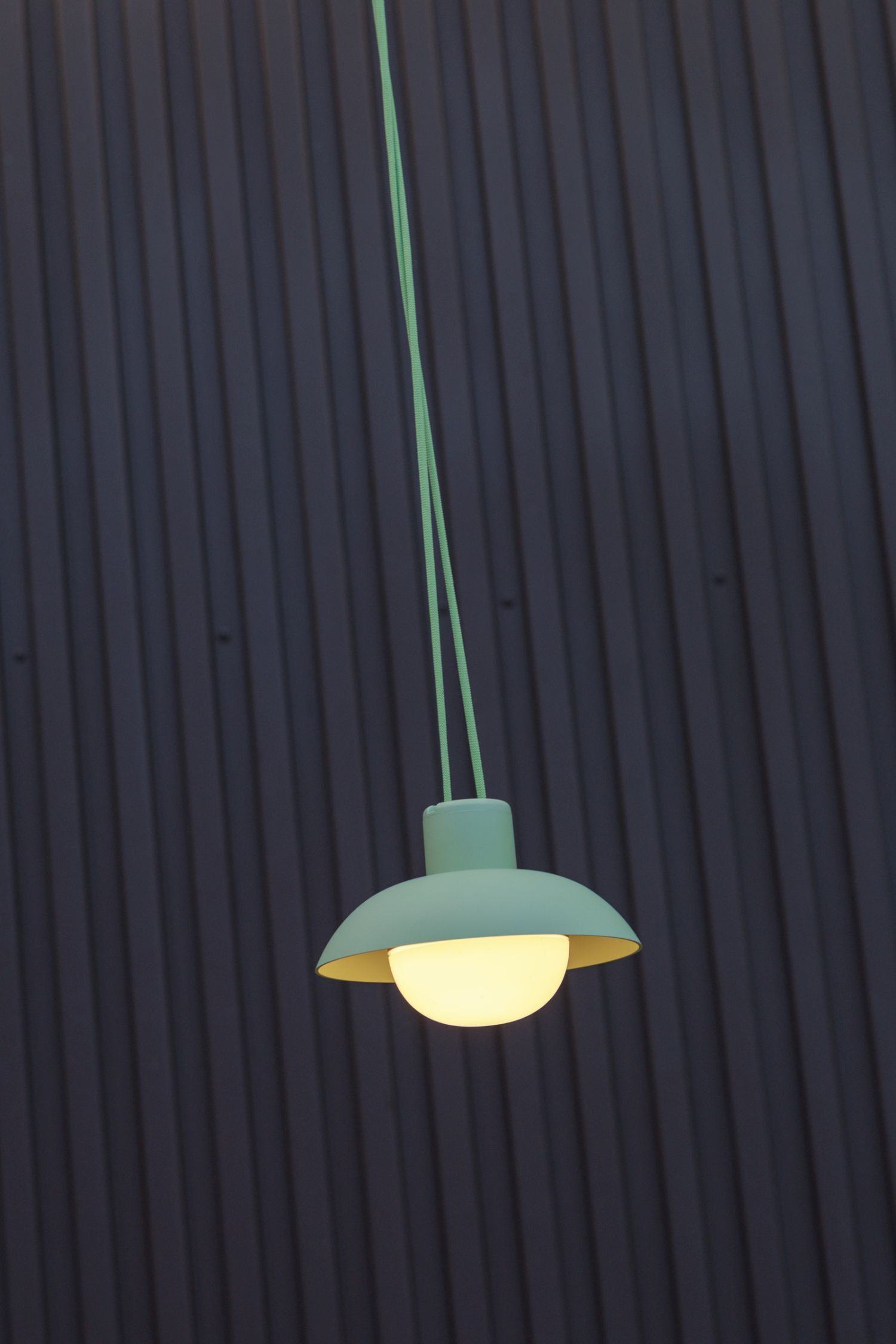LED Akku Hängelampe dimmbar Grün IP54 3000 K Ø20 cm pendant lamp, hanging lamp, green lamp, ceiling light, modern lamp