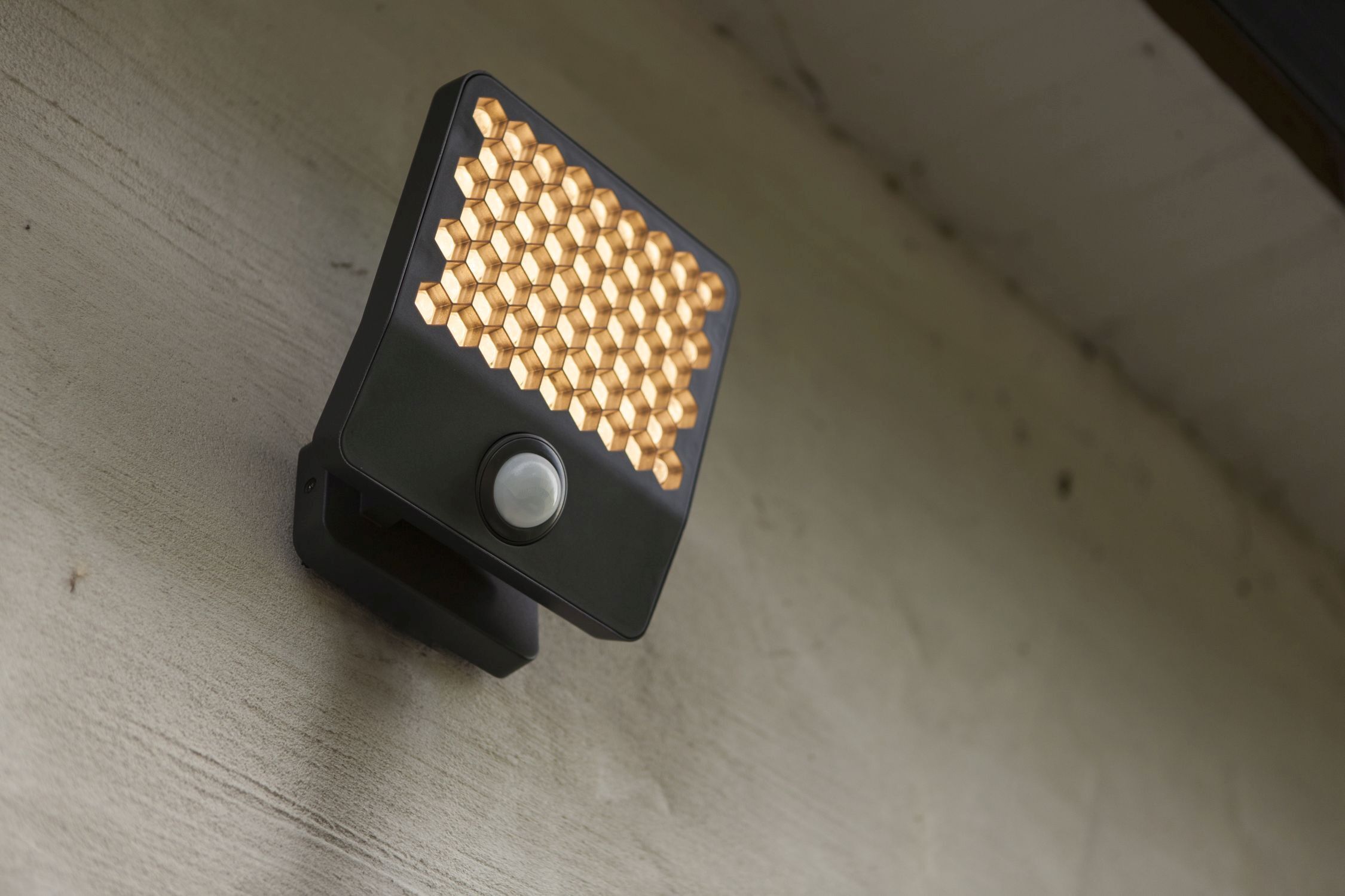 LED Wandlampe mit Bewegungsmelder 3000 K IP54 beweglich