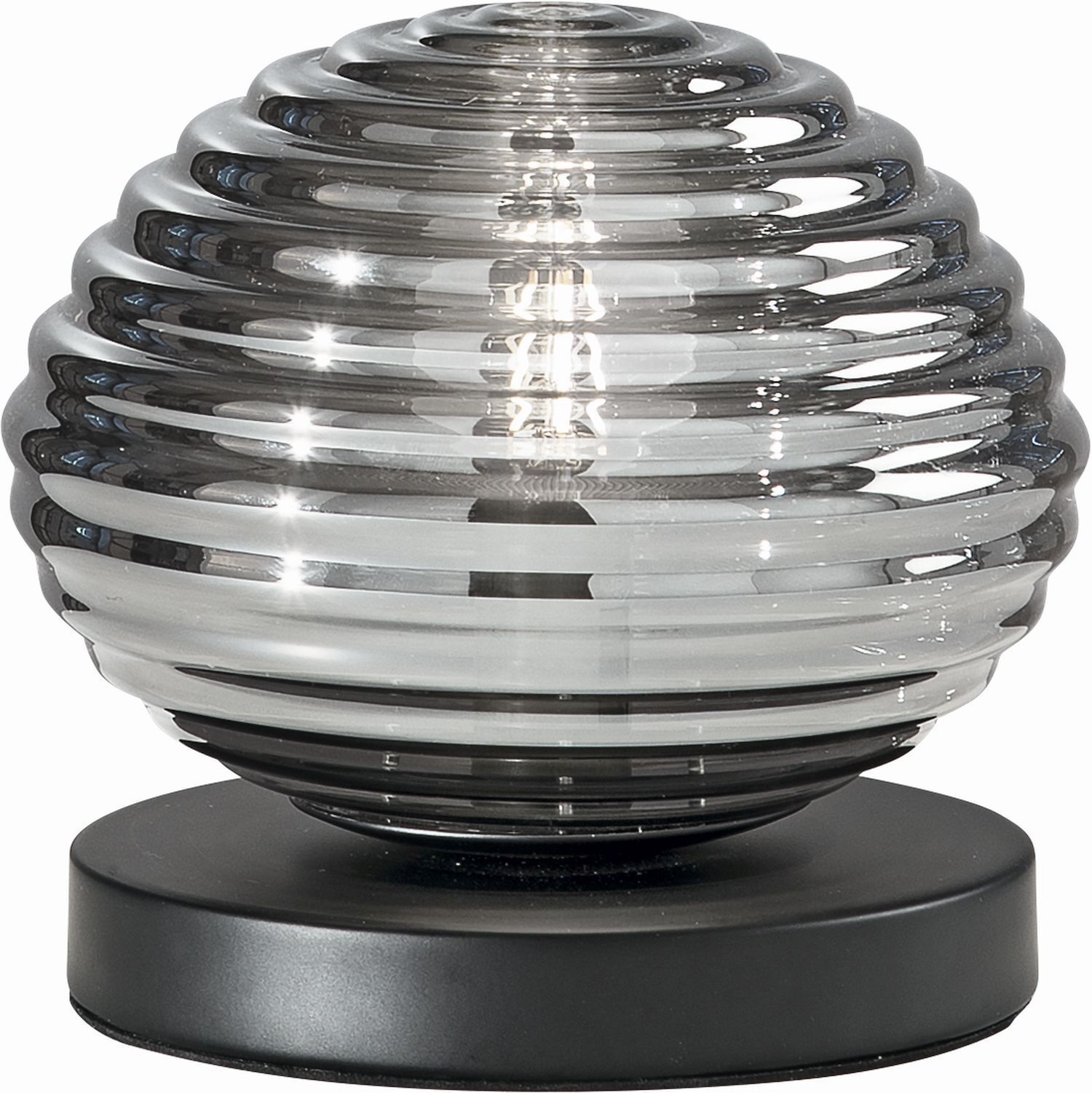 Lampe, Glas, Töpferei, Tischlampe