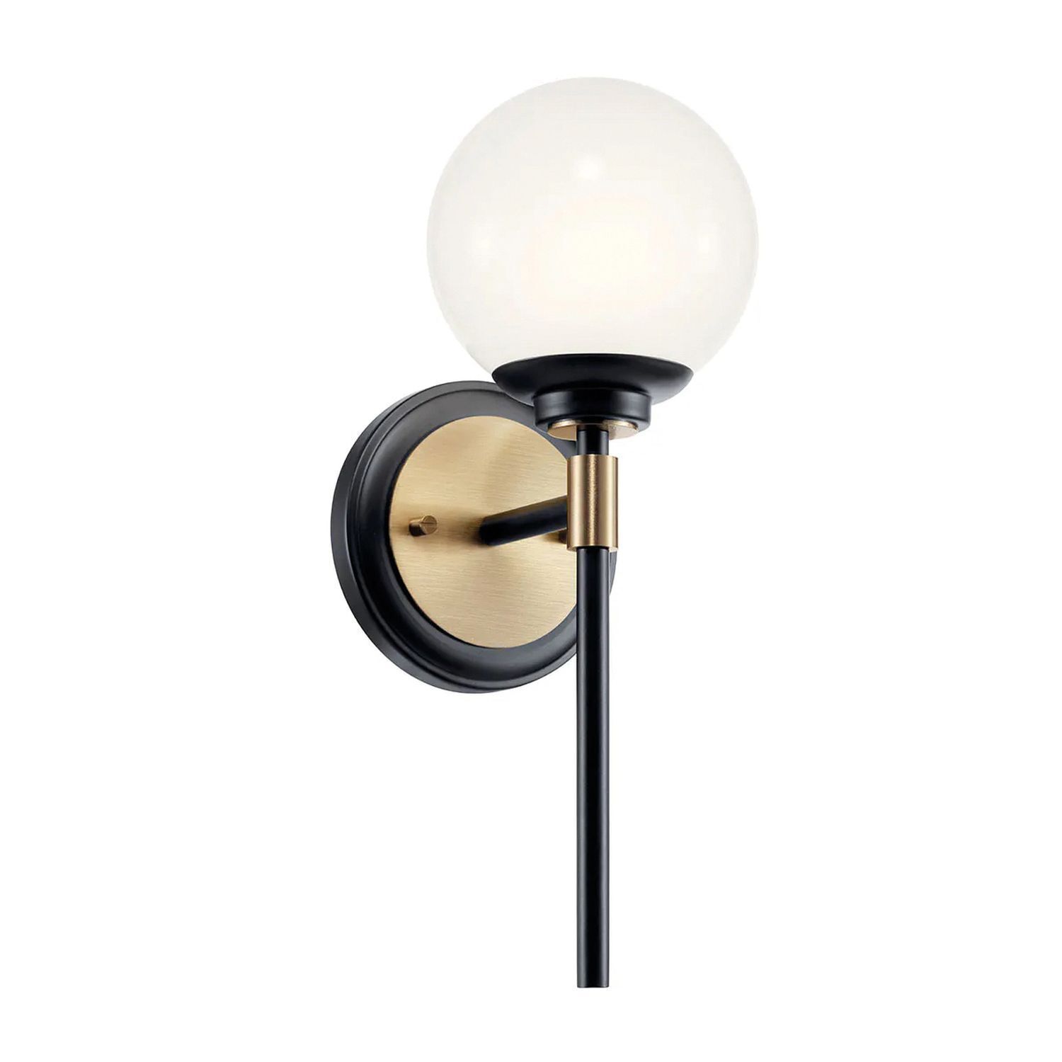 Badezimmerlampe IP44 LED G9 34,8 cm hoch Metall Glas