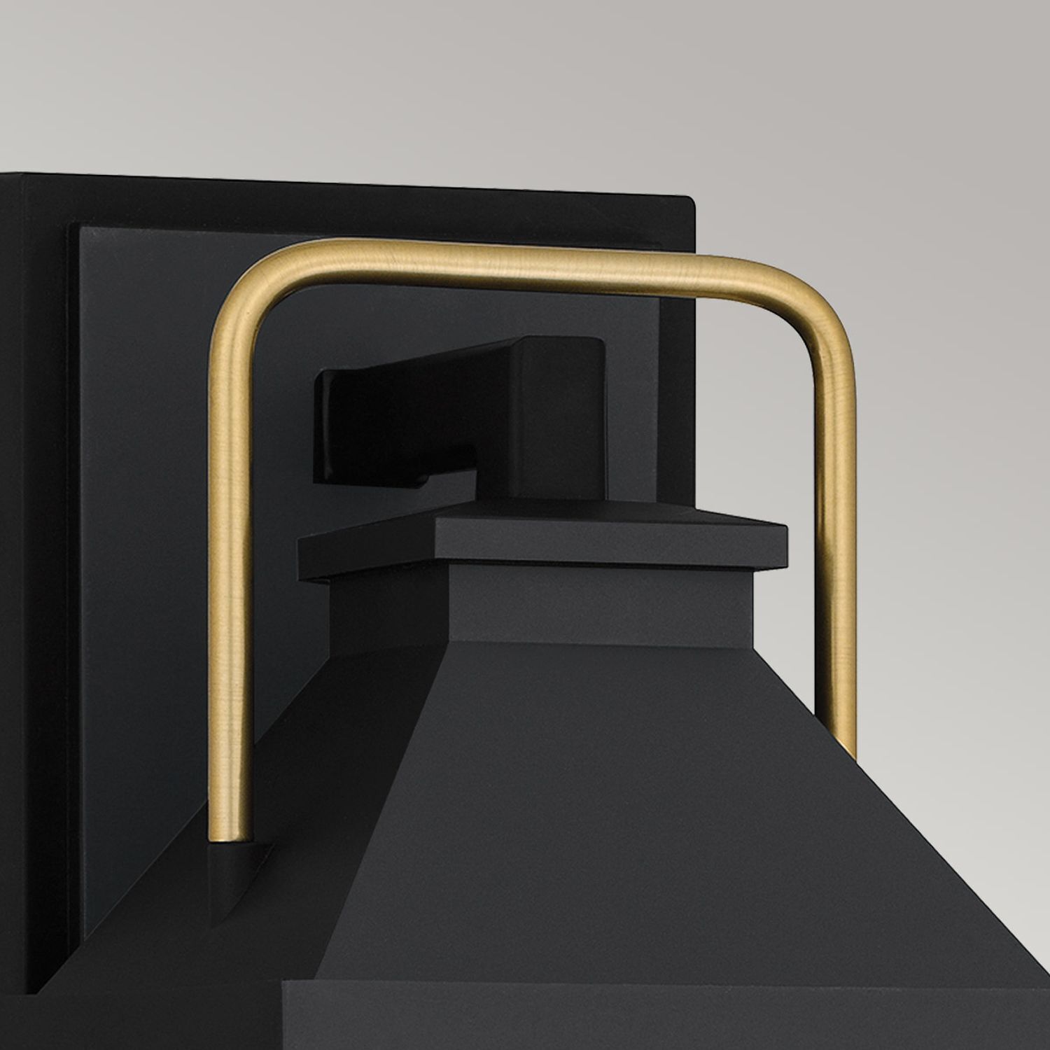 Außenwandlampe Schwarz E27 IP44 H: 37 cm Rustikal Handlauf, Sinken, Waschbeckenhahn