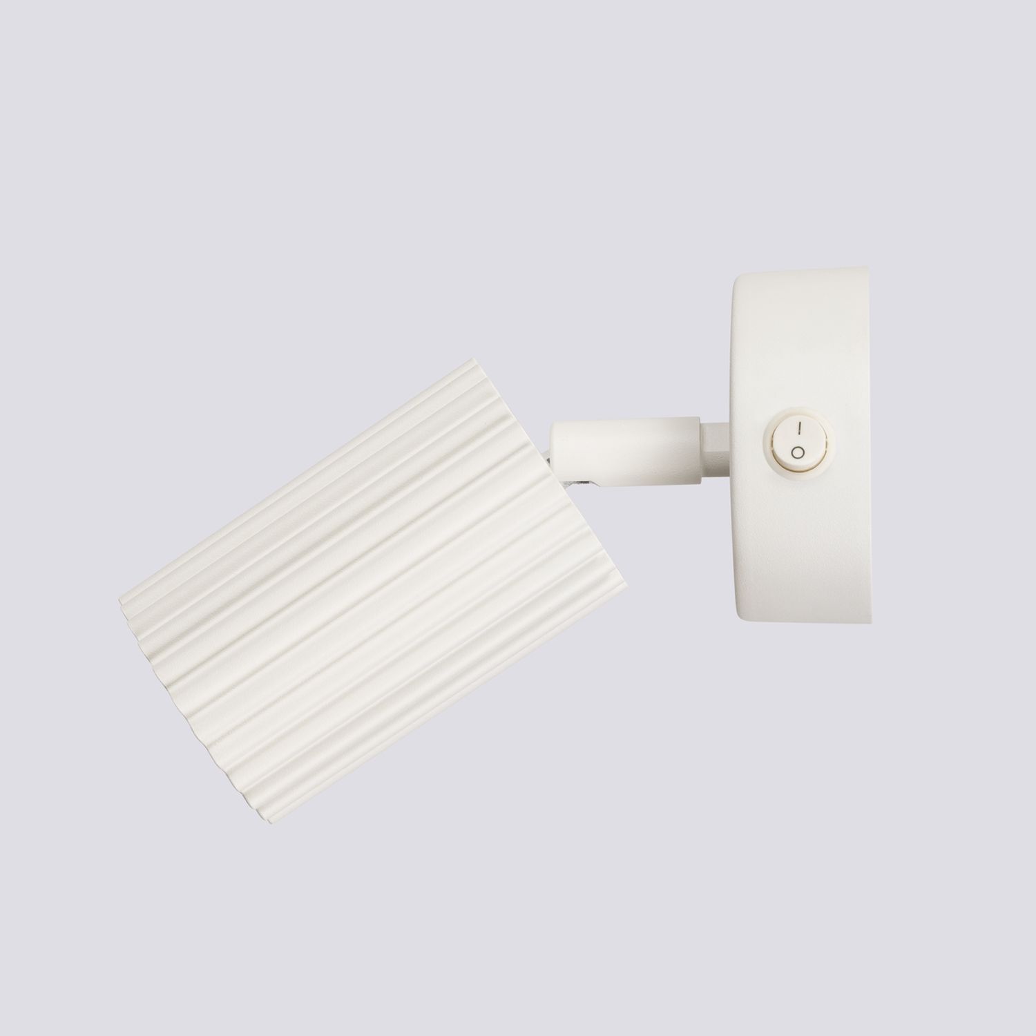 Wandleuchte schwenkbar GU10 B: 8 cm klein in Creme Modern