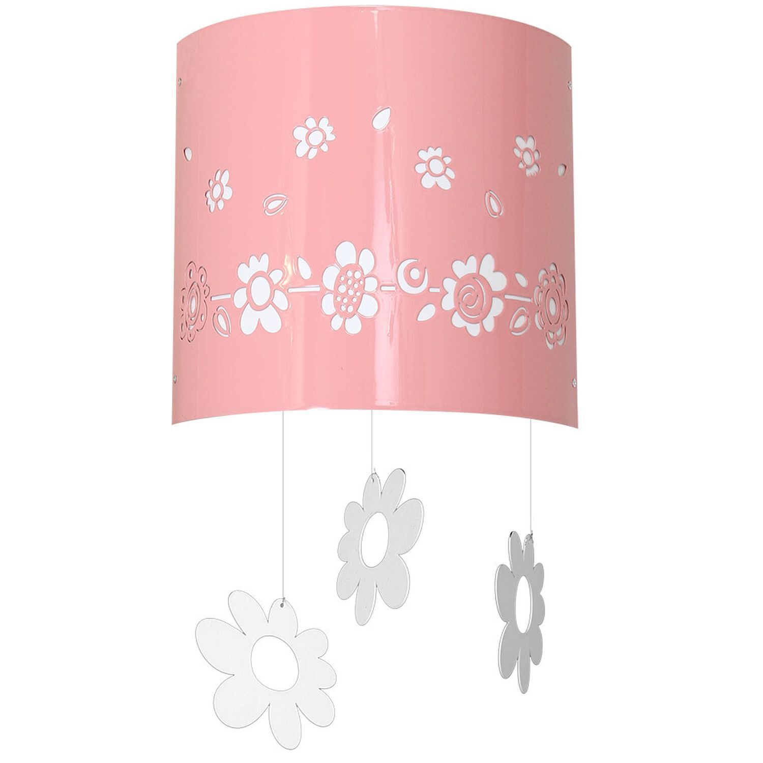 Kinderlampe Rosa Blume Mädchen Wandleuchte Lampe, Lampenschirm