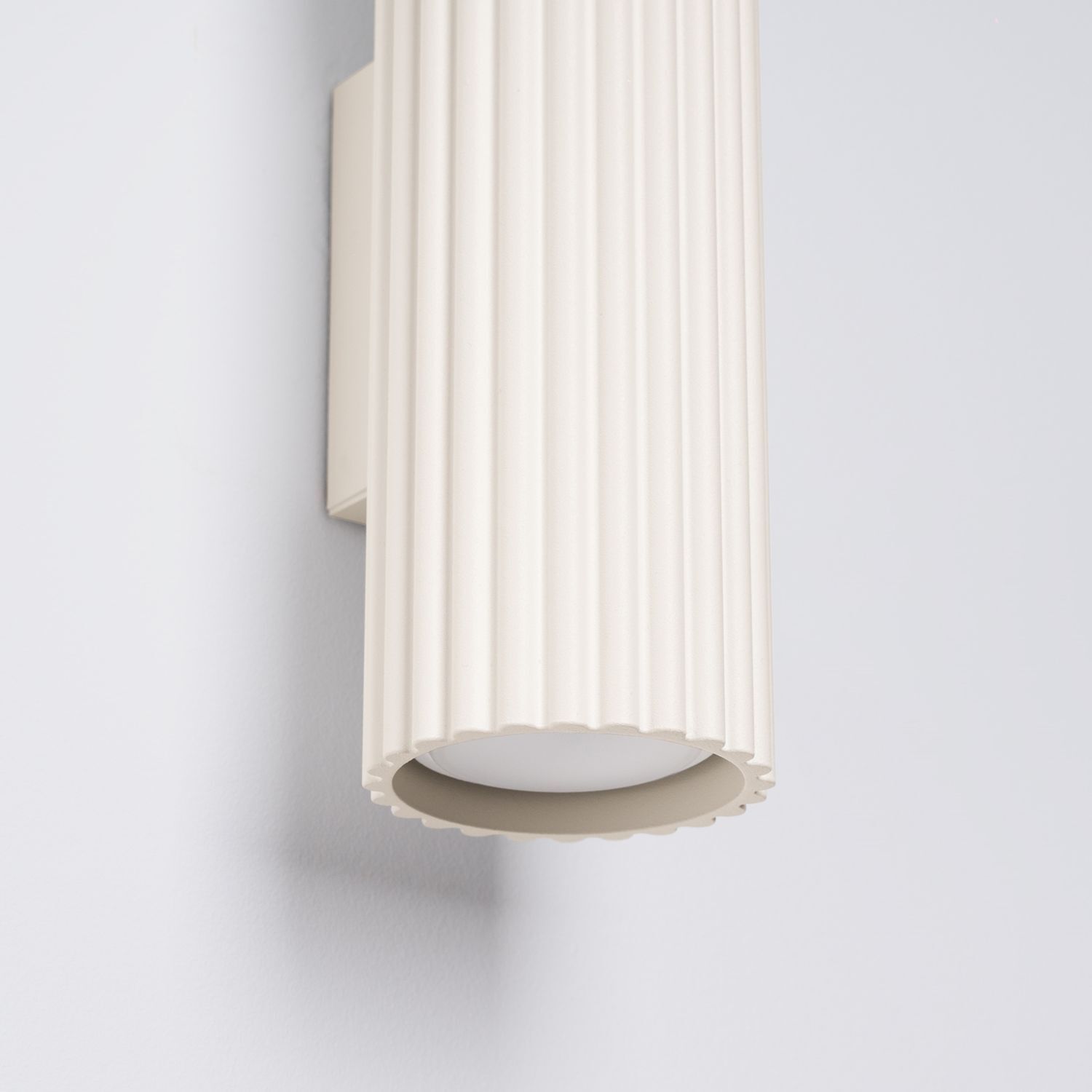 Up Down Wandlampe H: 30 cm Creme GU10 2-flammig länglich