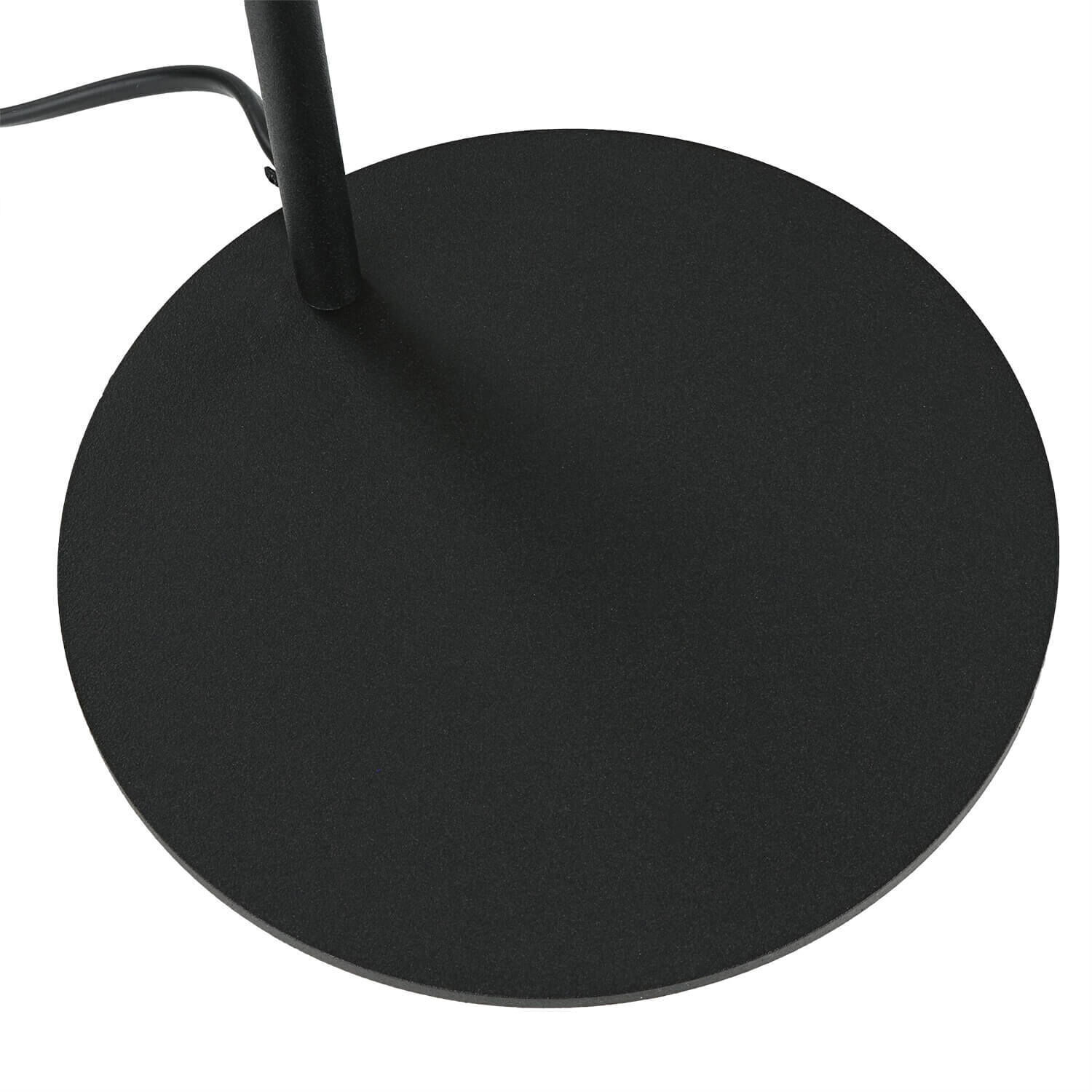 Tischleuchte Glas Kugel Schwarz Grau 46 cm hoch Modern Elektrisches Gerät, Mikrofon