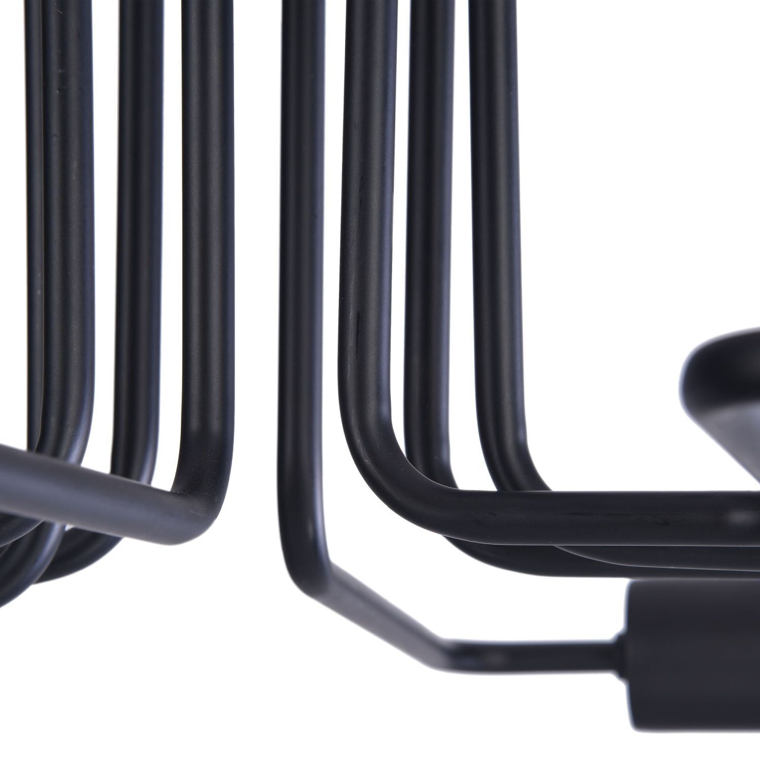 Deckenleuchte Metall E27 Schwarz Retro Design LENI