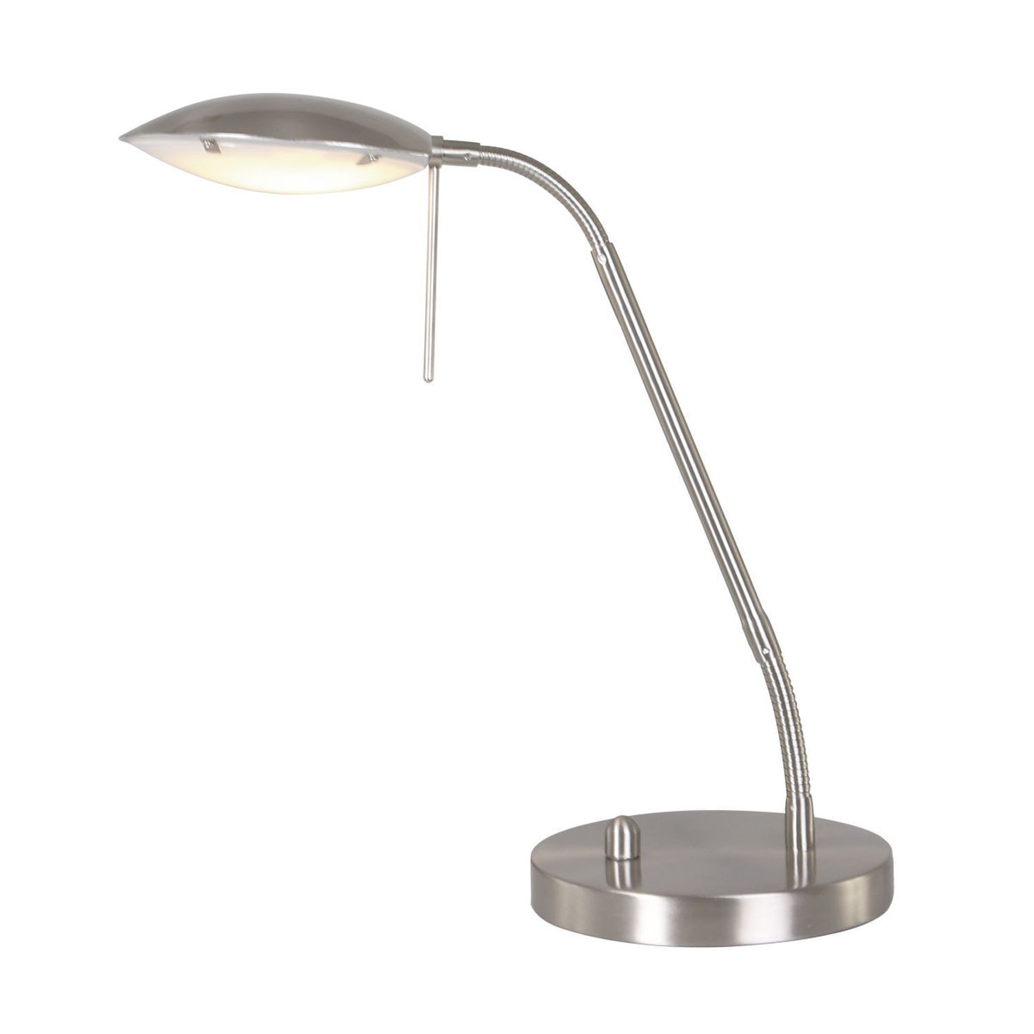 LED Schreibtischlampe Metall Glas 46 cm 2700 K dimmbar