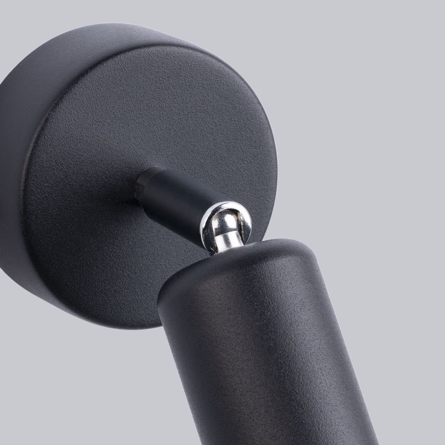 Spot Lampe Wand Schwarz rund Ø 8 cm klein für E27