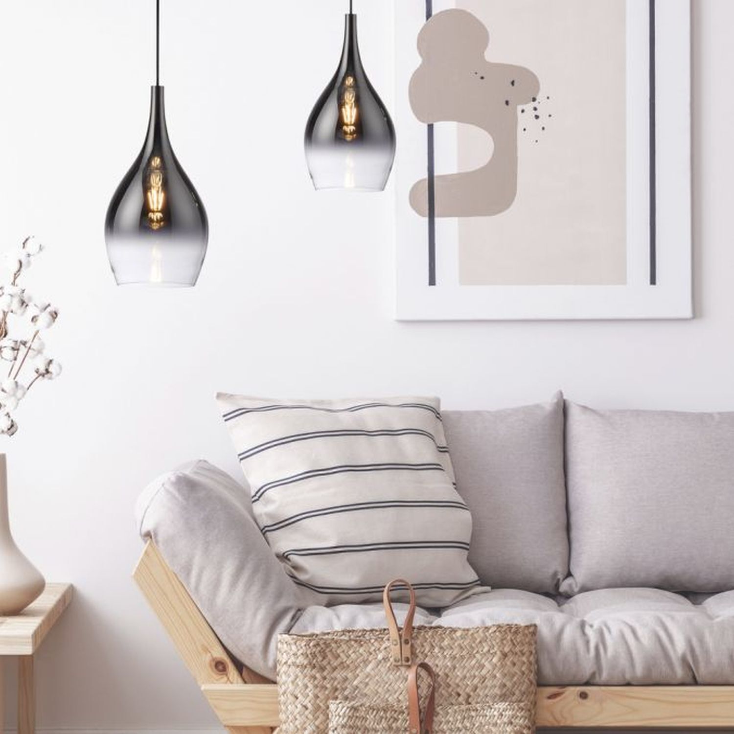 Dekoration für Zuhause, Kissen, Lampe