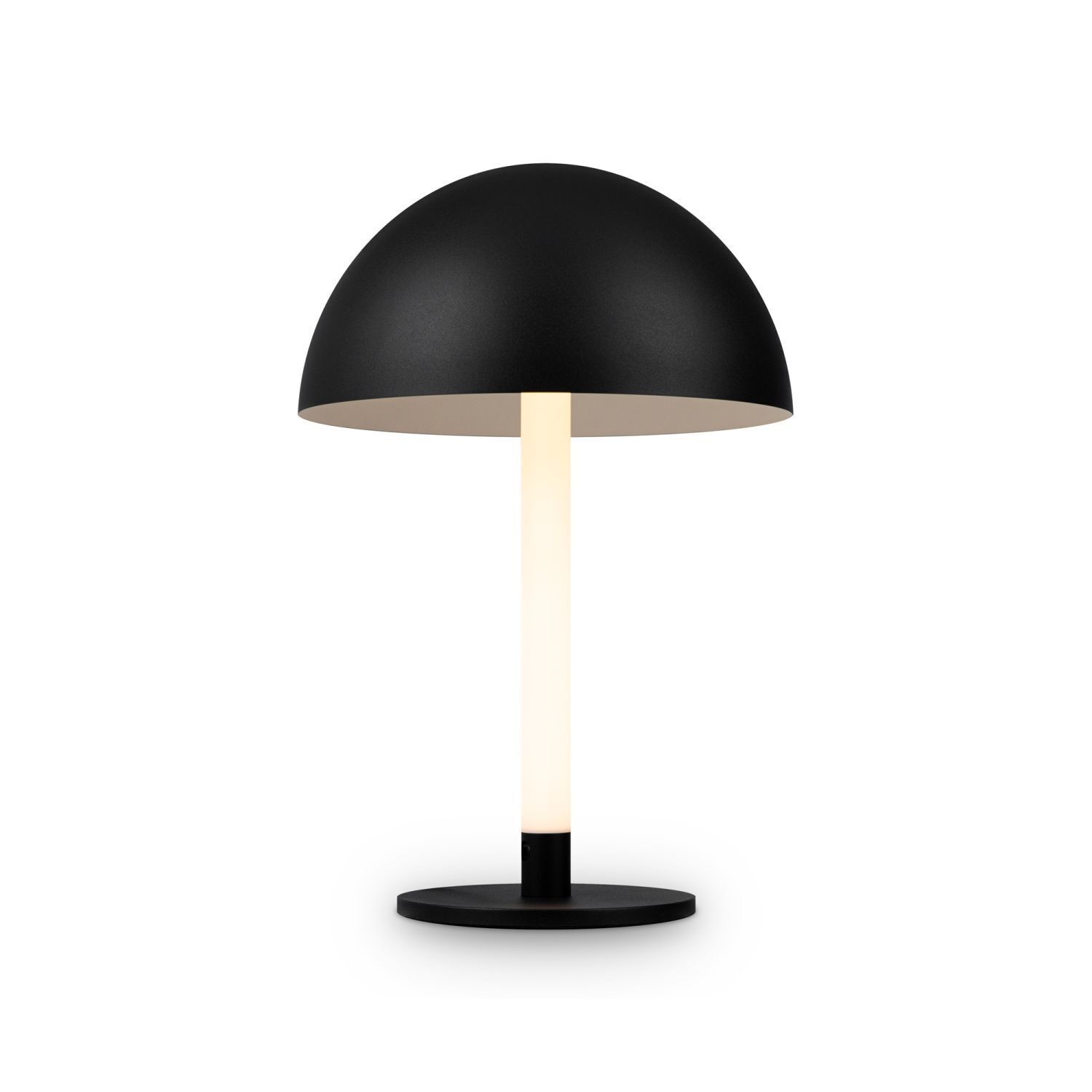 LED Tischleuchte Metall Aluminium D: 30 cm 45 cm rund
