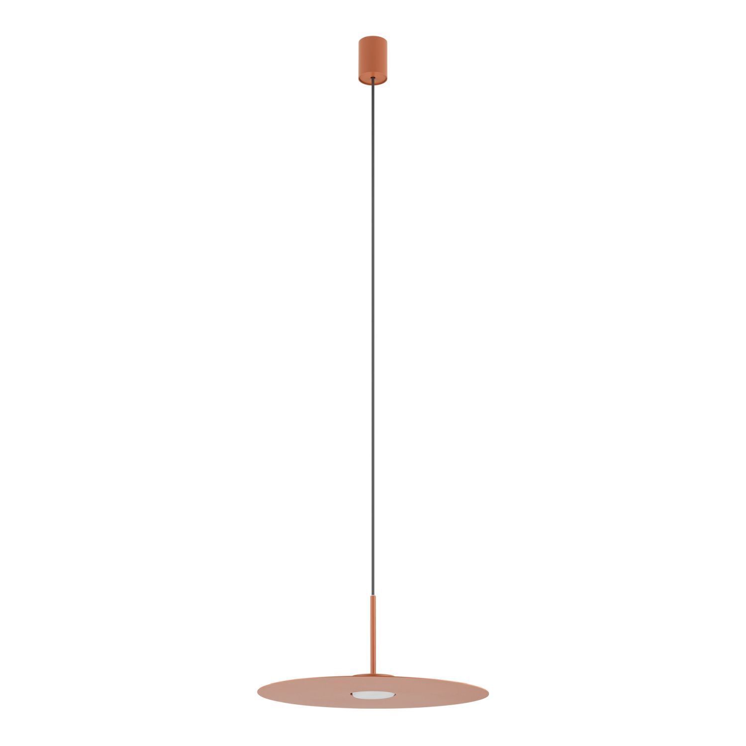 Moderne Hängelampe Stahl GX53 rund Ø40 cm Terrakotta