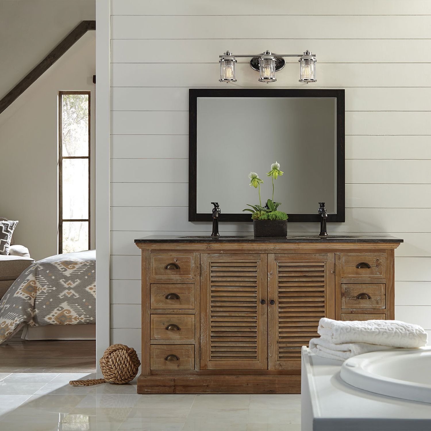 Anrichte, Innenarchitektur, Sinken, Waschbeckenhahn, Bett