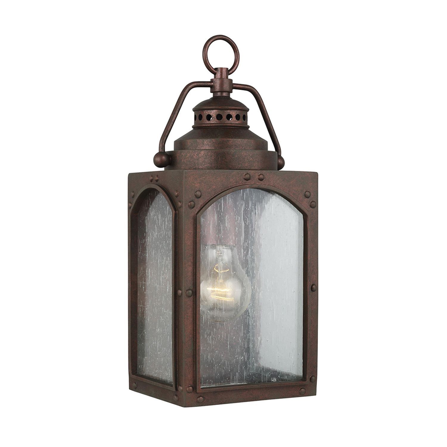 Wandlampe außen IP44 in Kupfer antik Rustikal Vintage