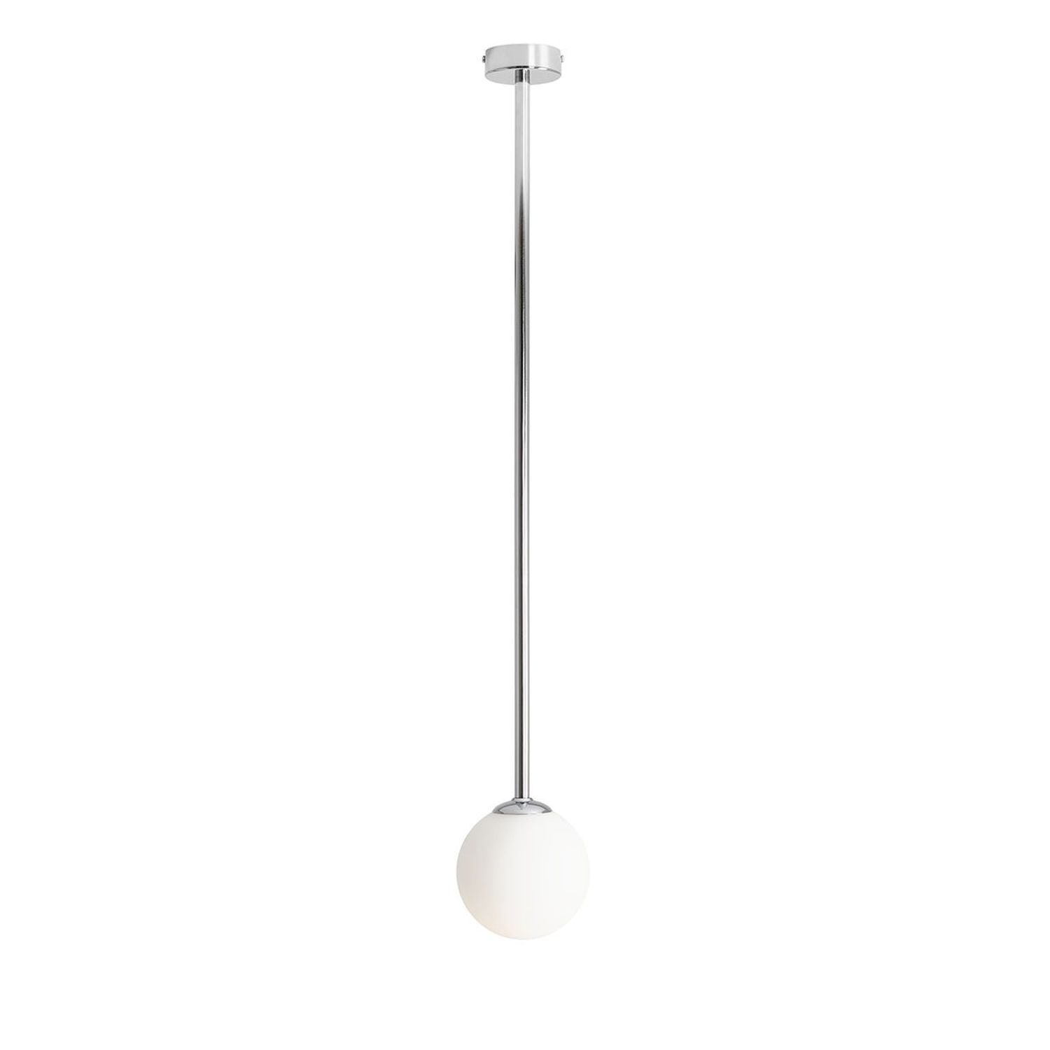 Deckenlampe Glas Metall in Chrom E14 B:14 cm blendarm