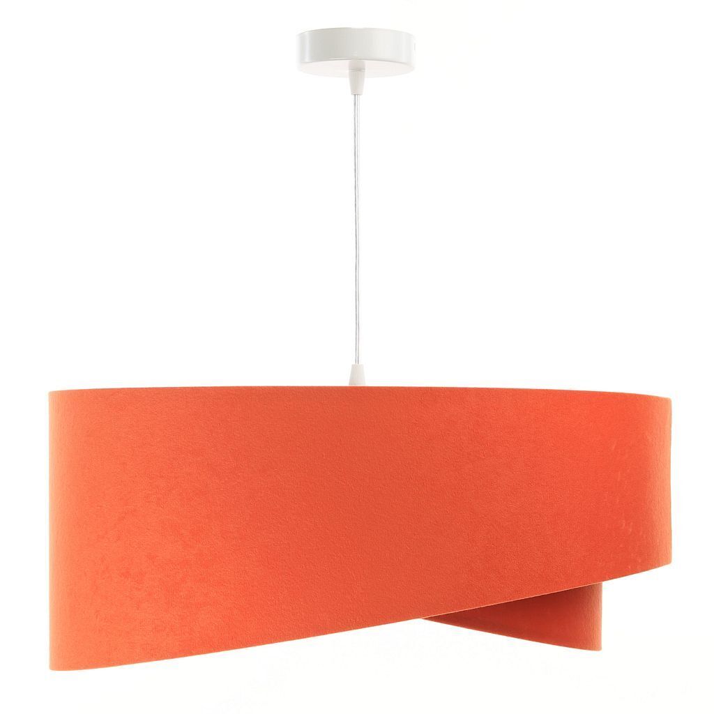 Pendelleuchte Orange Gold Silber E27 rund Ø 50 cm