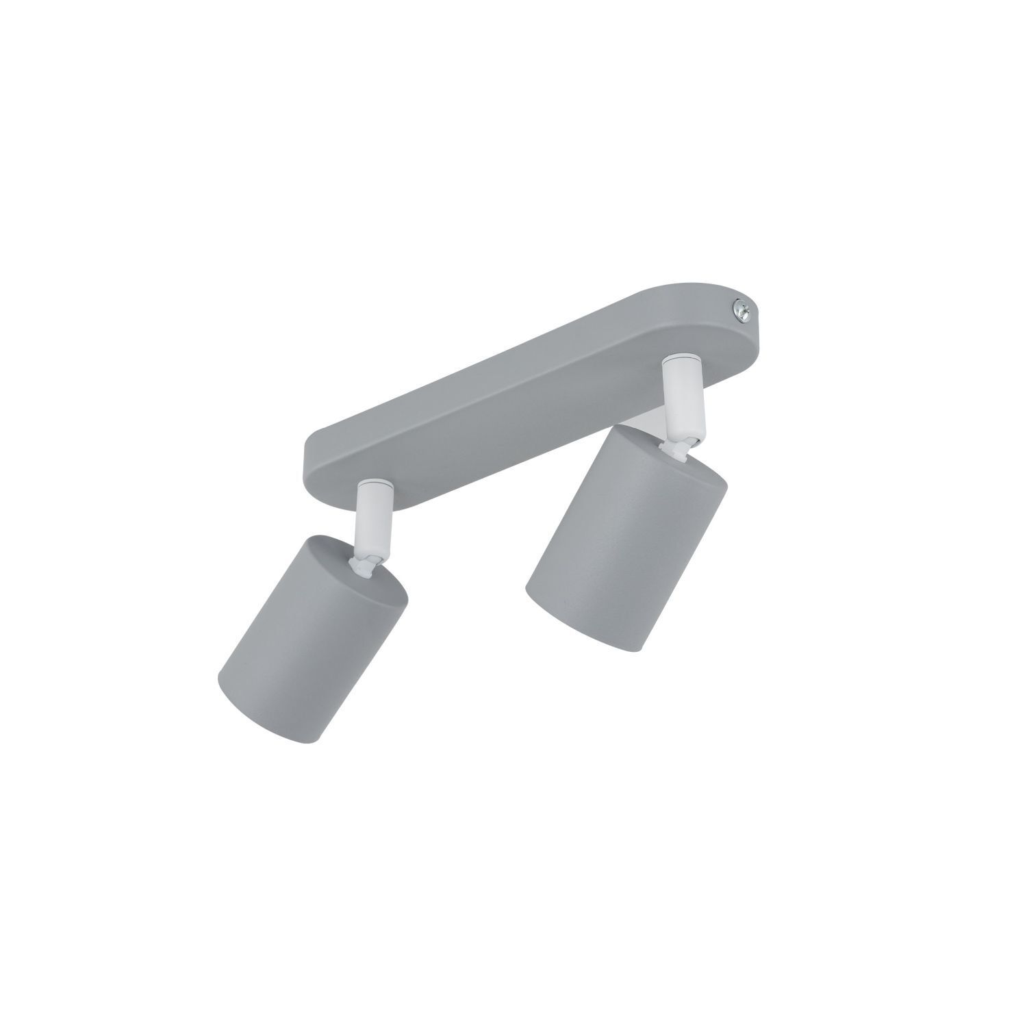 Deckenstrahler Kinder Grau L: 35 cm schwenkbar Metall 2x GU10