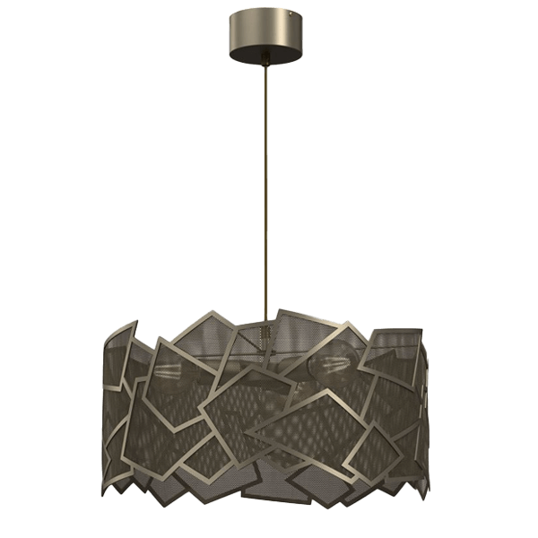 deckenleuchte, pendant, lampe, netz, geometrisch