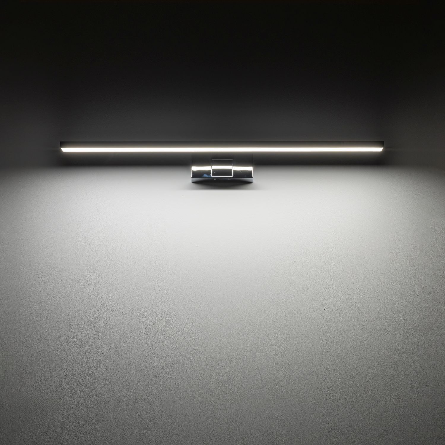 LED Spiegelleuchte IP44 Chrom 4000 K 950 lm Aluminium