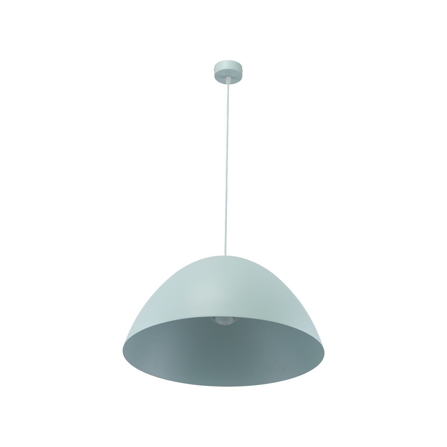 Hängeleuchte Metall Ø 50 cm H: max. 170 cm E27 Mint Grün