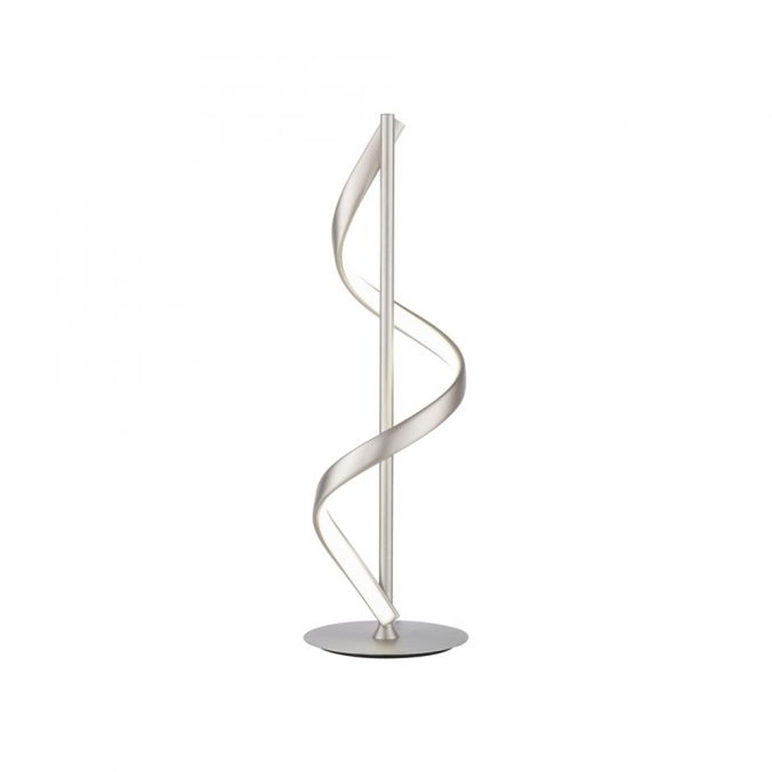 LED Tischlampe dimmbar 50 cm Fernbedienung 10 W Silber