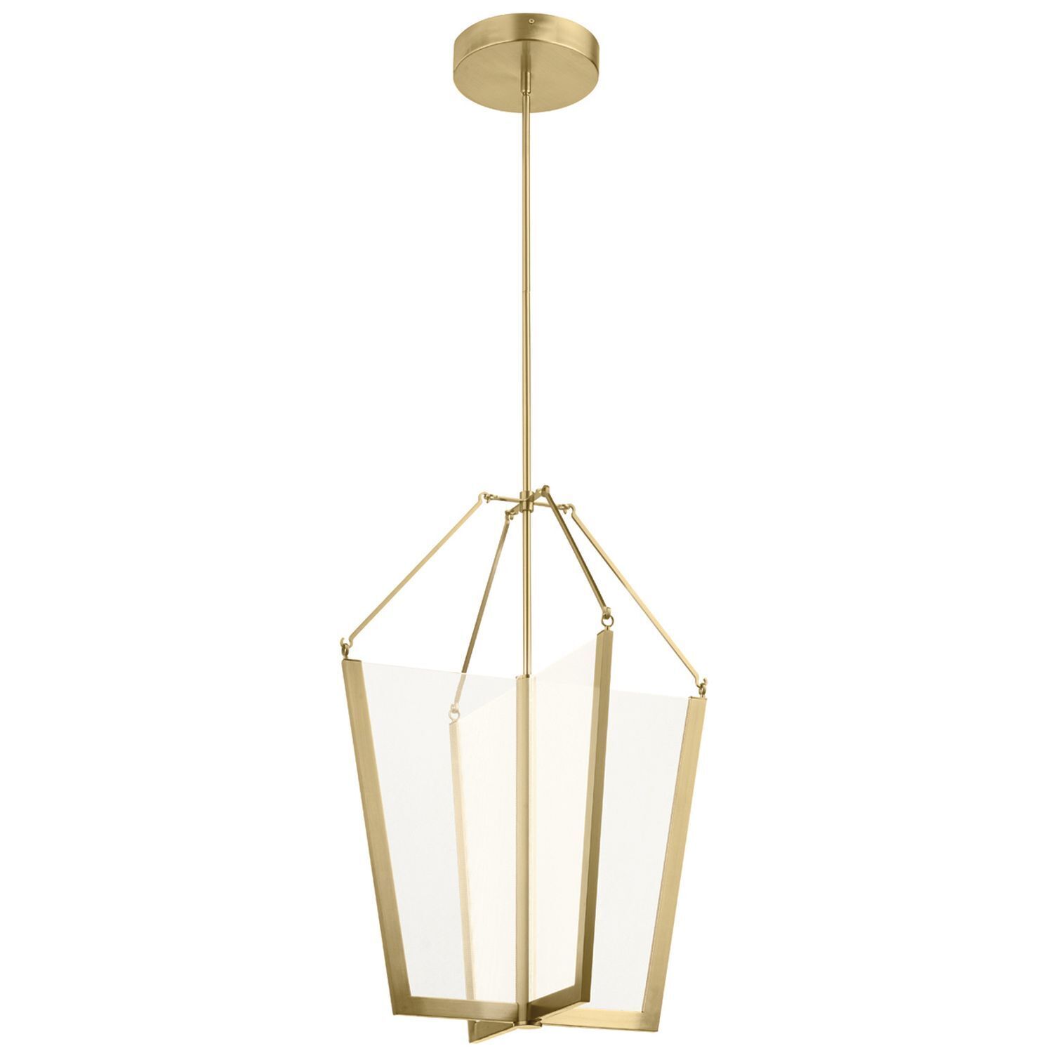 LED Hängeleuchte Metall 52,8 cm breit 3000 K Modern
