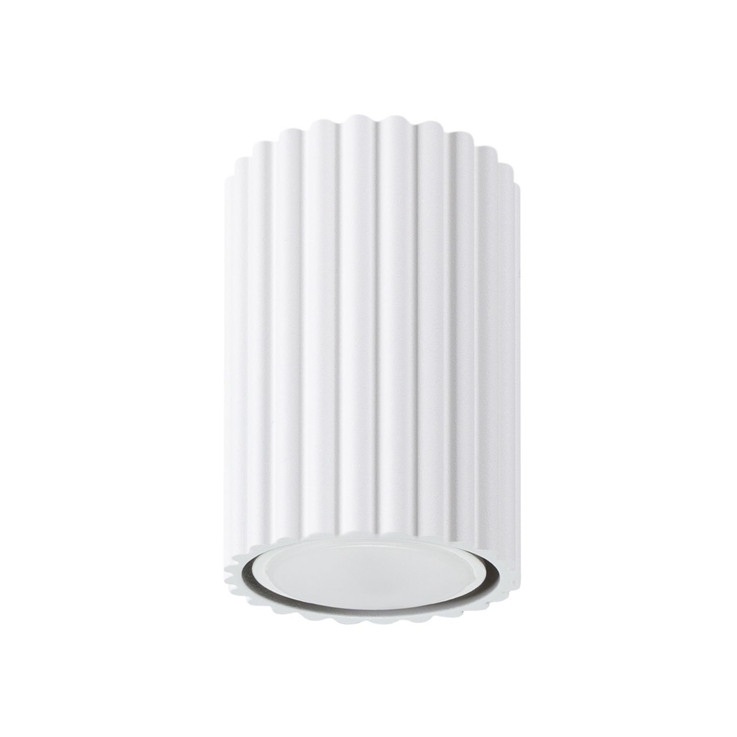Deckenlampe Modern klein H: 10 cm Ø 6,5 cm Weiß Aufputz