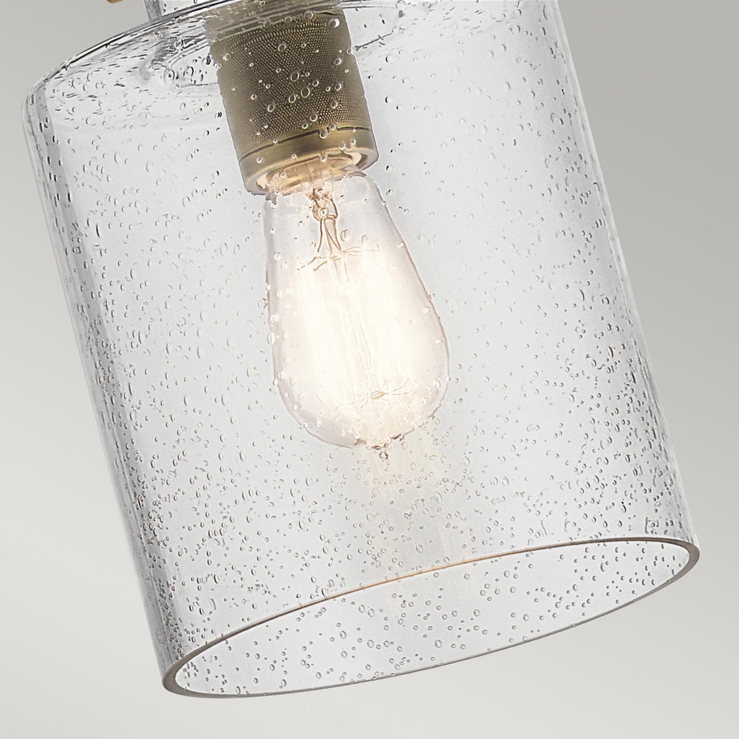 Hängeleuchte Glas 18 cm breit H: max. 141,6 cm verstellbar