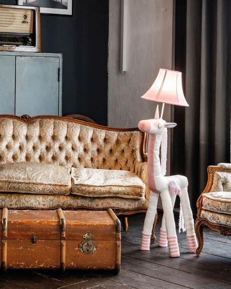 Lampe, Couch, Mobiliar, Stehlampe