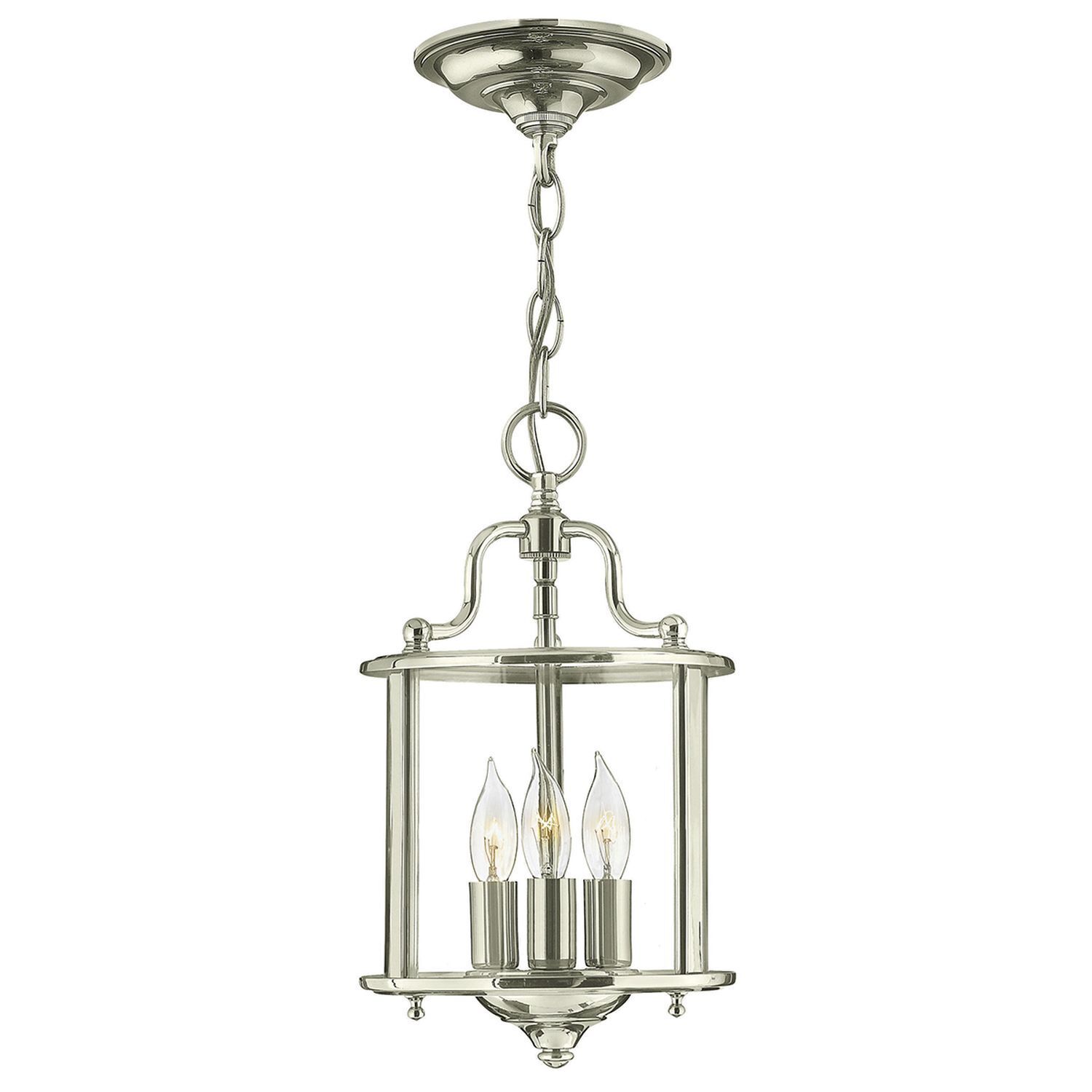 Hängeleuchte Metall Glas Jugendstil 3x E14 AVELINE