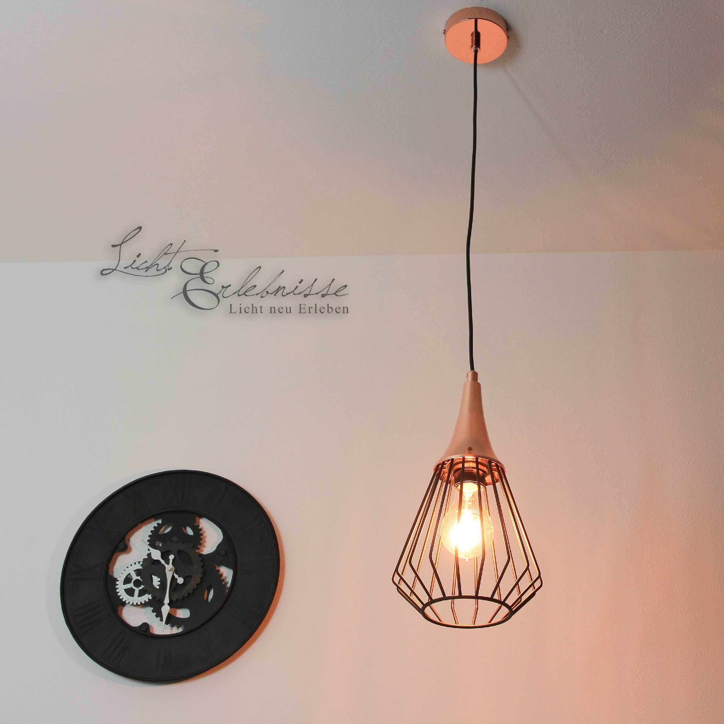 Hängeleuchte in Kupfer Lampe, Leuchte