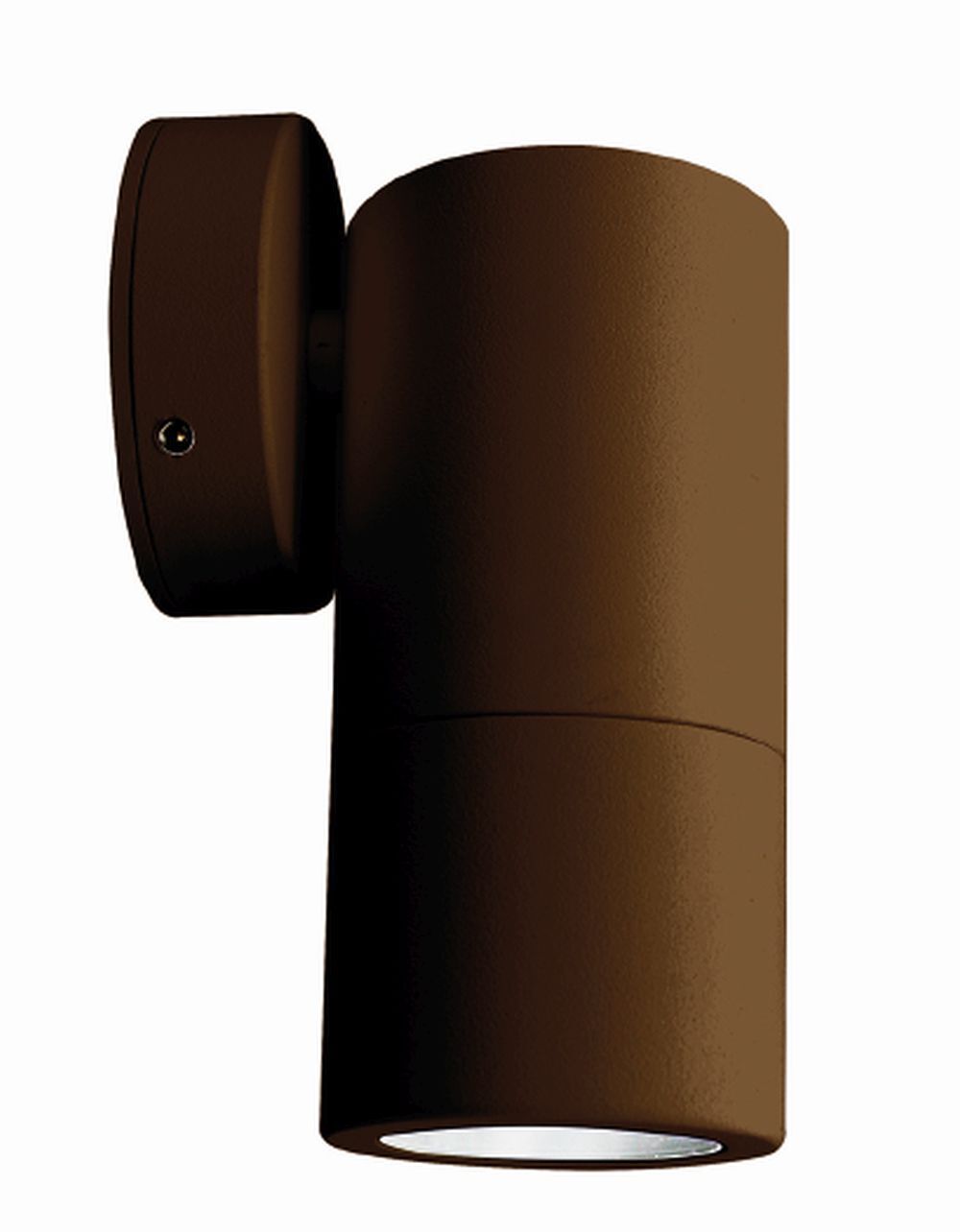 Kompakte Außenlampe Wand IP54 Aluminium E27 in Braun
