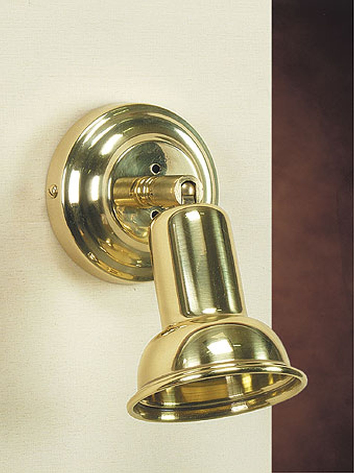 Messing Spot Lampe Jugendstil Antik RENZO Bronze, Beleuchtung, Griff