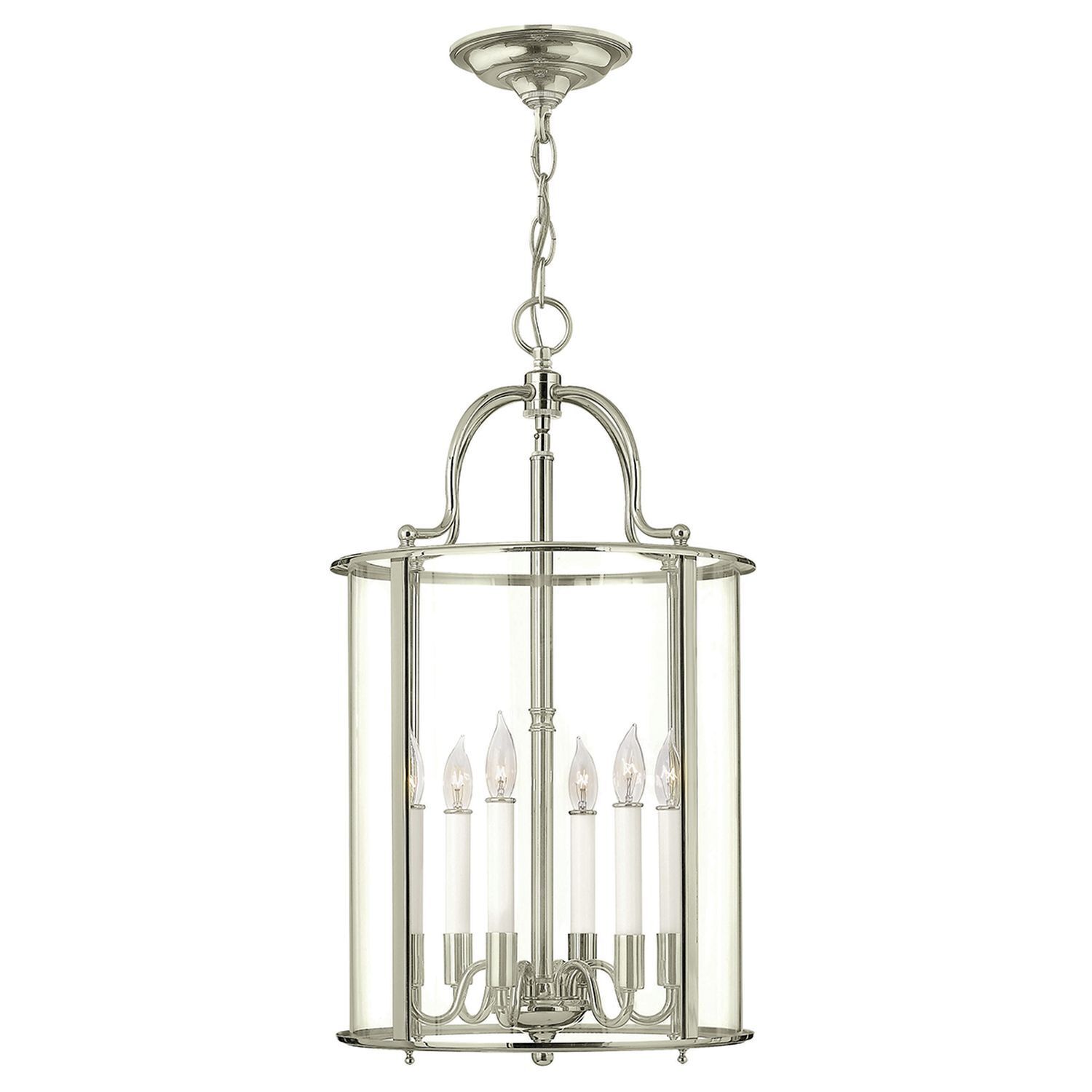 Hängelampe Metall Glas Jugendstil AVELINE