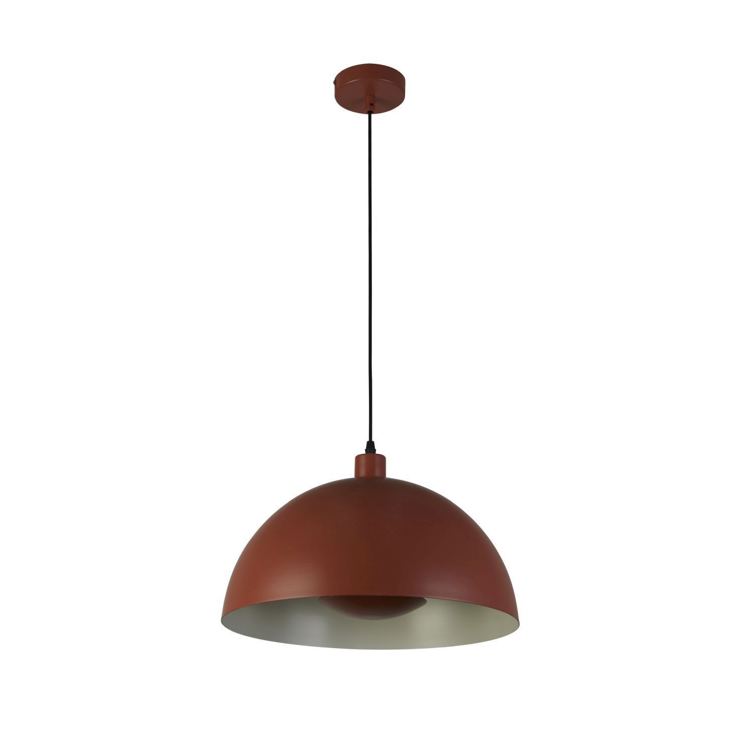 Hängelampe Loft E27 bis 60 W Ø40 cm Metall in Orange Lampe, Leuchte, Deckenleuchte, Kronleuchter
