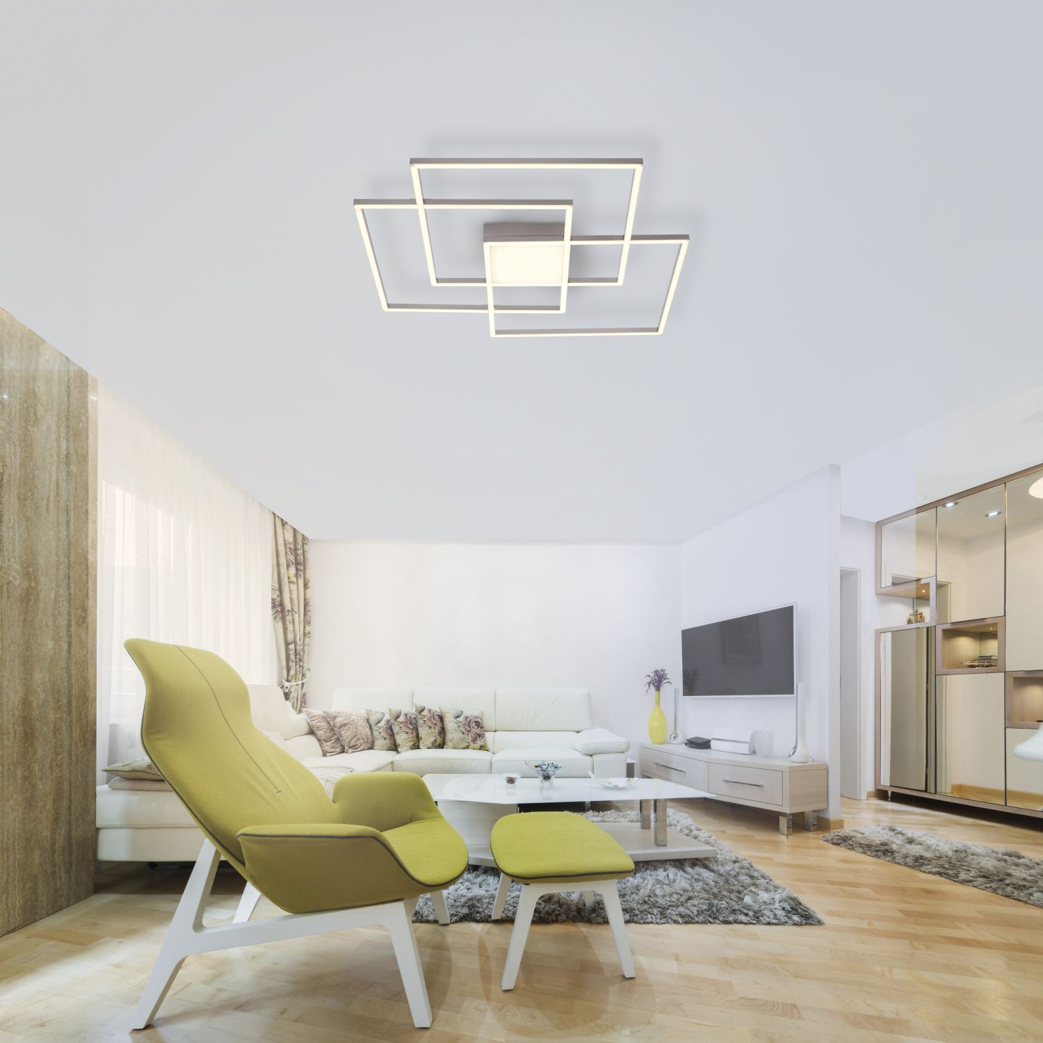 Dekoration für Zuhause, Wohnzimmer, Innenarchitektur, Bildschirm, Überwachen