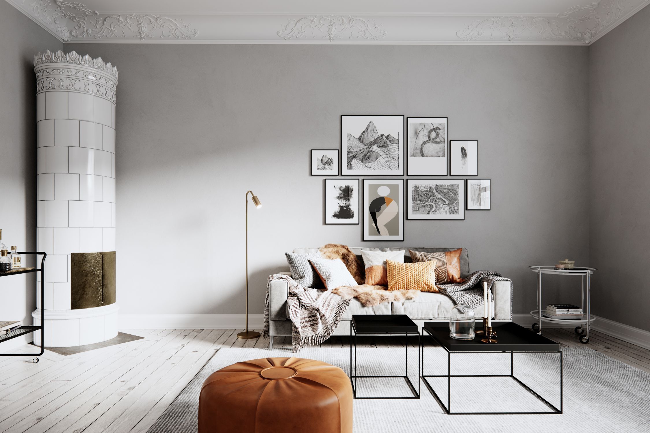 Dekoration für Zuhause, Mobiliar, Wohnzimmer, Innenarchitektur, Malerei