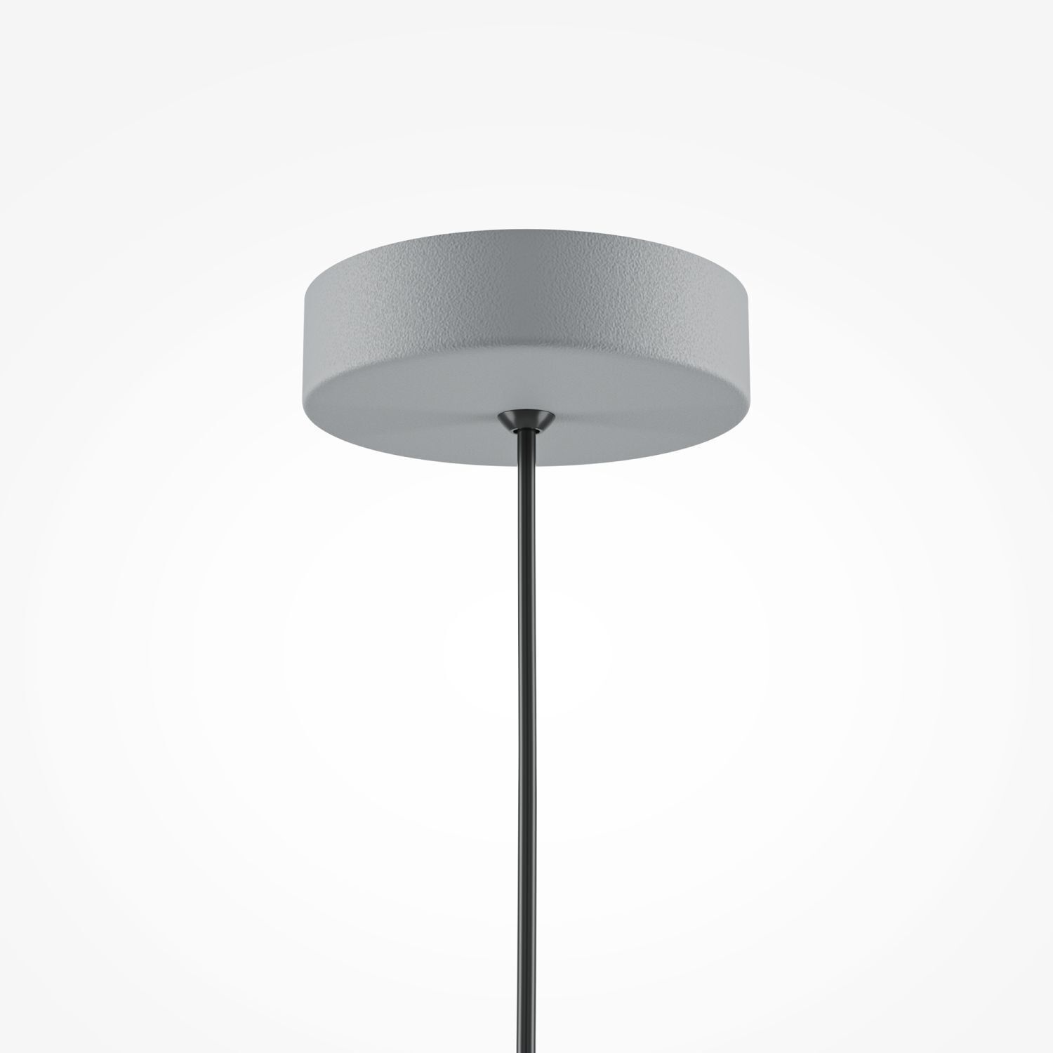 Hängelampe Metall E27 Ø 35 cm rund H: max. 318 cm Grau