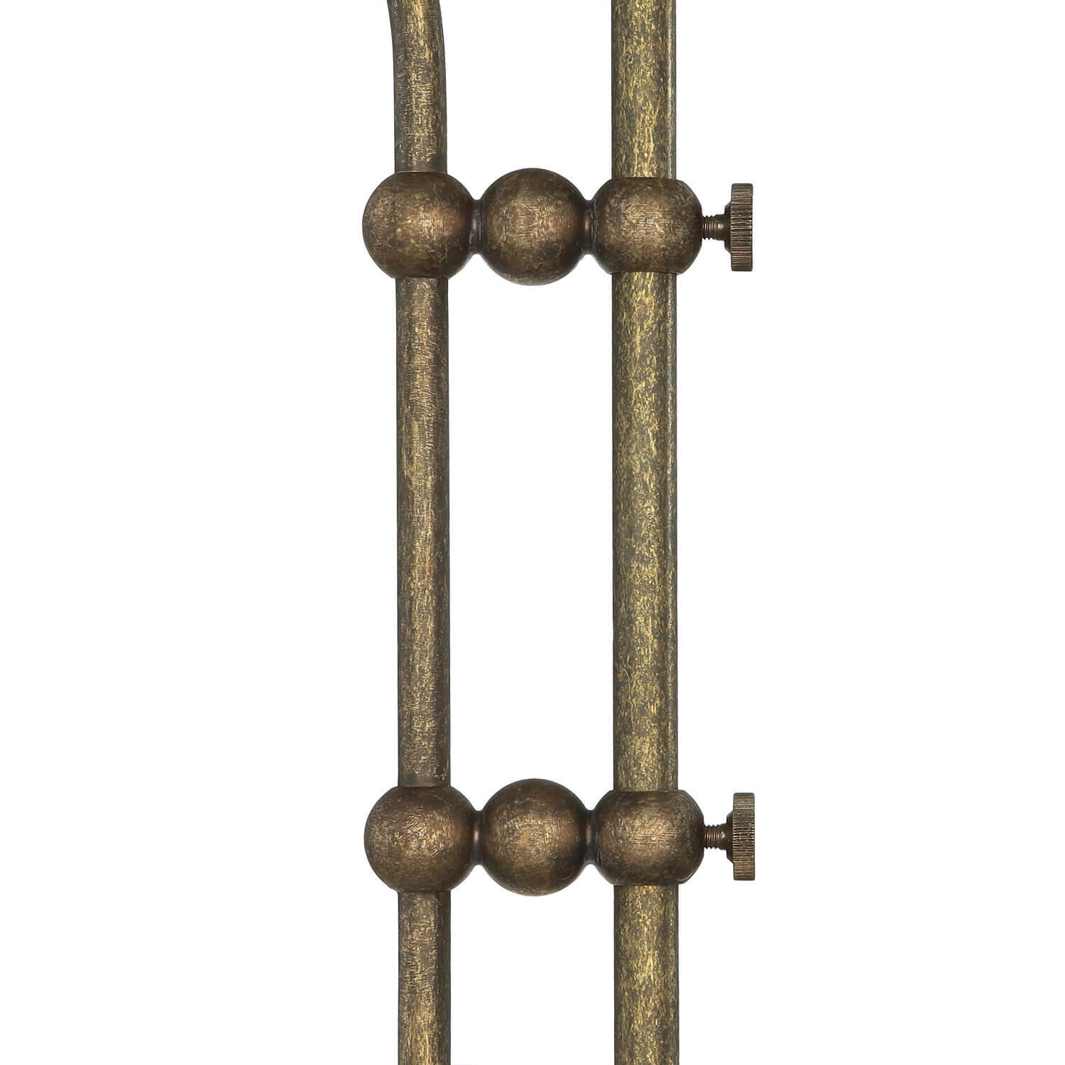 Rustikale Stehleuchte Standlampe E27 Fiordo Bronze, Schwert, Waffe, Mace Club