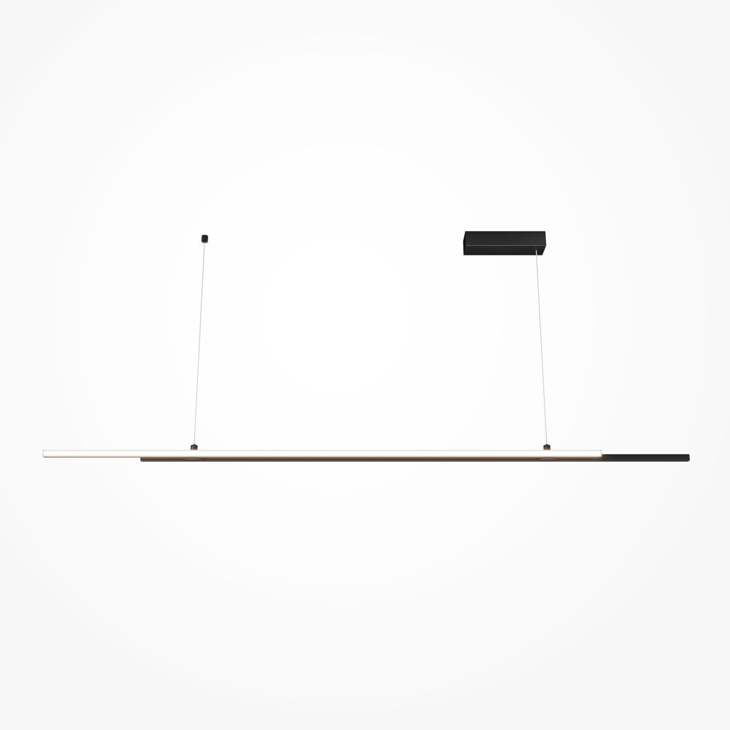 LED Hängeleuchte Aluminium H: max. 120 cm Schwarz LINA