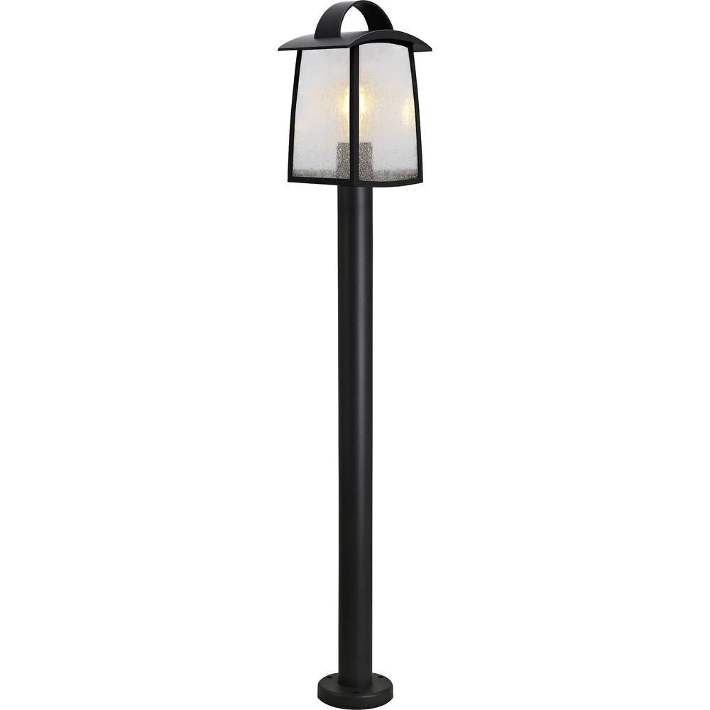 Schwarze Außenlampe Rustikal 103,5cm IP44 E27 Garten Weg