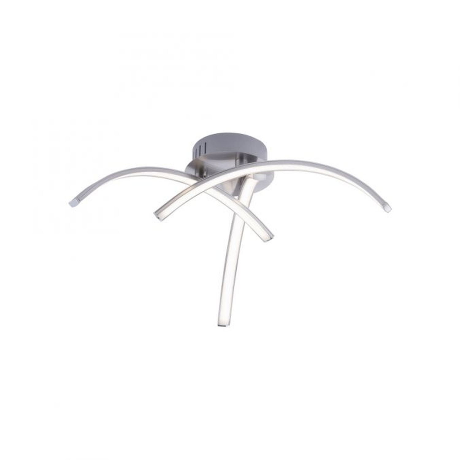 LED Deckenleuchte Metall in Stahl 3000 K 480 lm L:40 cm
