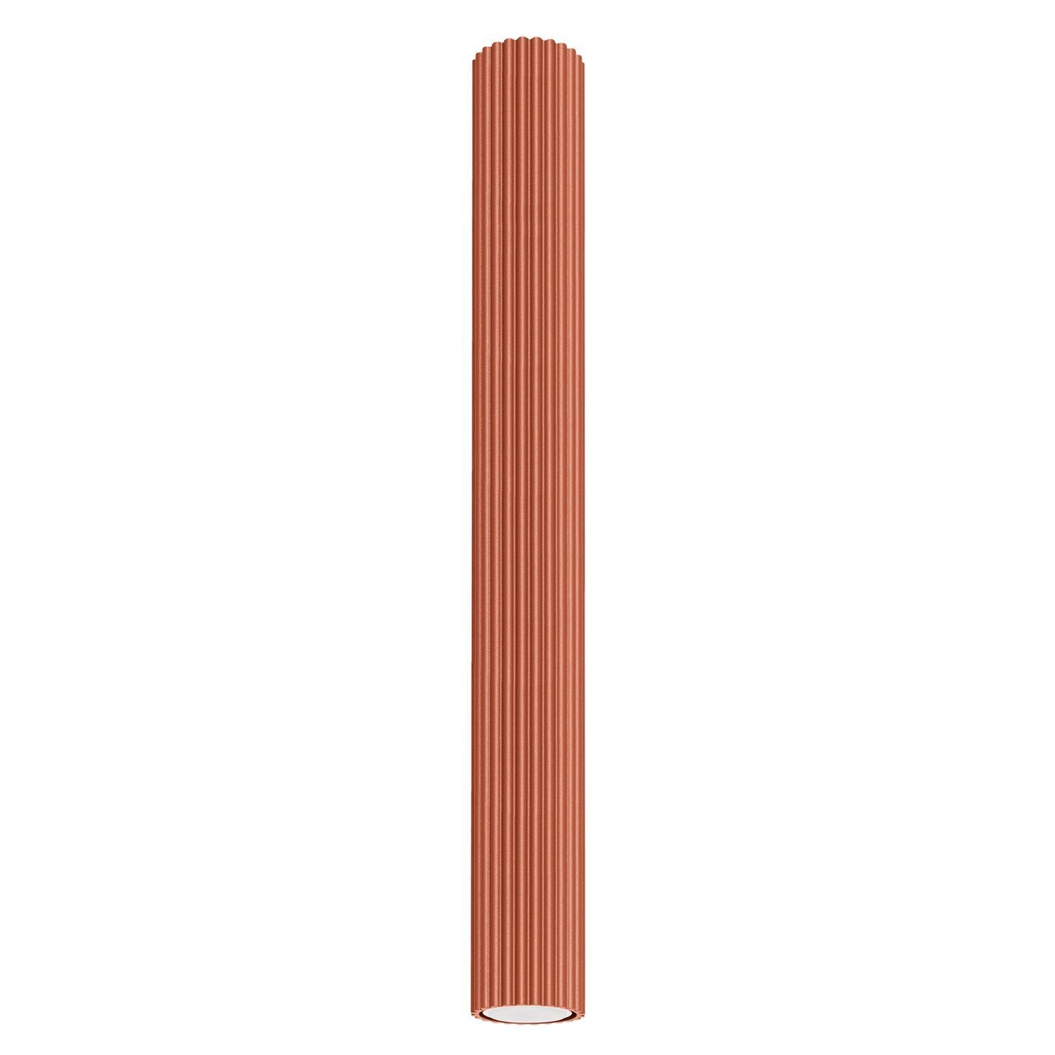 Aufbauspot schmal Ø 6,5 cm H: 60 cm GU10 Rot Modern Aluminium