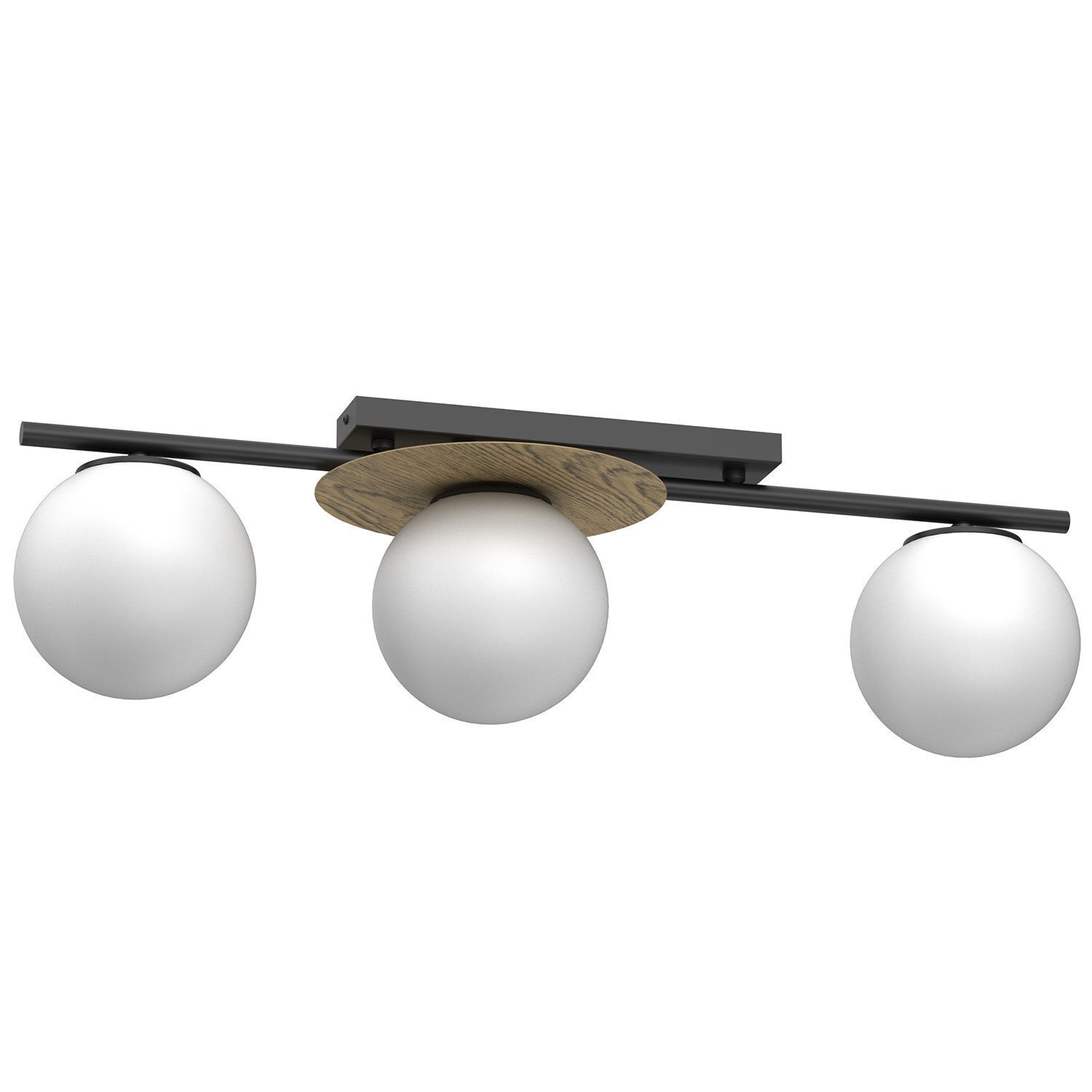 Deckenlampe Glas Metall L:74 cm E27 Modern gemütlich