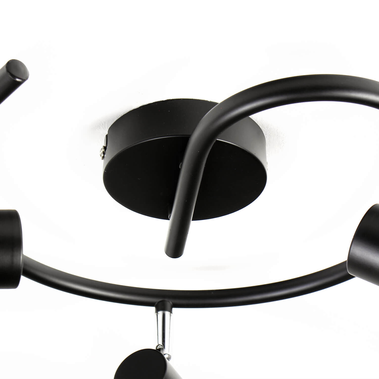 Geometrischer Spot Schwarz Metall Retro vielseitig MIA Geometrischer Spot Schwarz Metall Retro vielseitig MIA