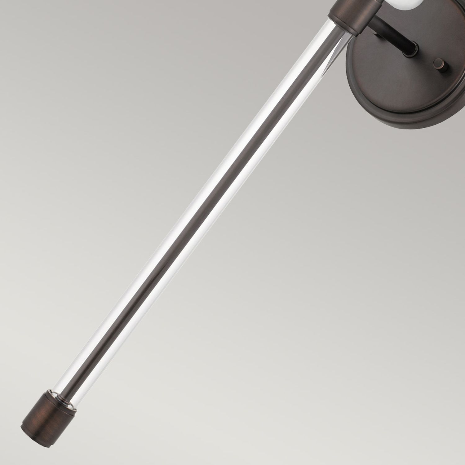 Wandlampe Stoff Metall 67,6 cm hoch Modern Bronze Antik Weiß