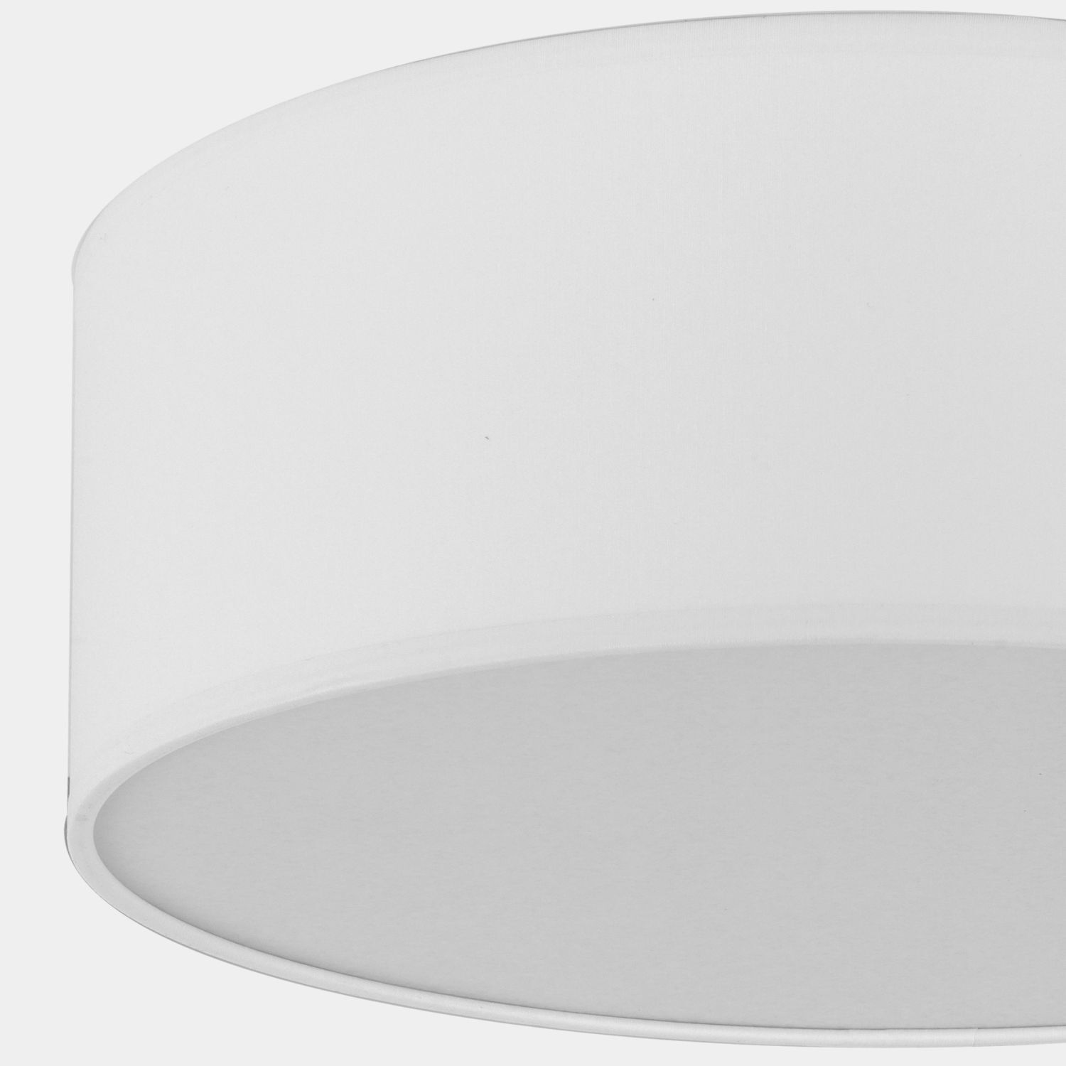 Deckenlampe Weiß Stoff Ø 45 cm rund blendarm RONDO