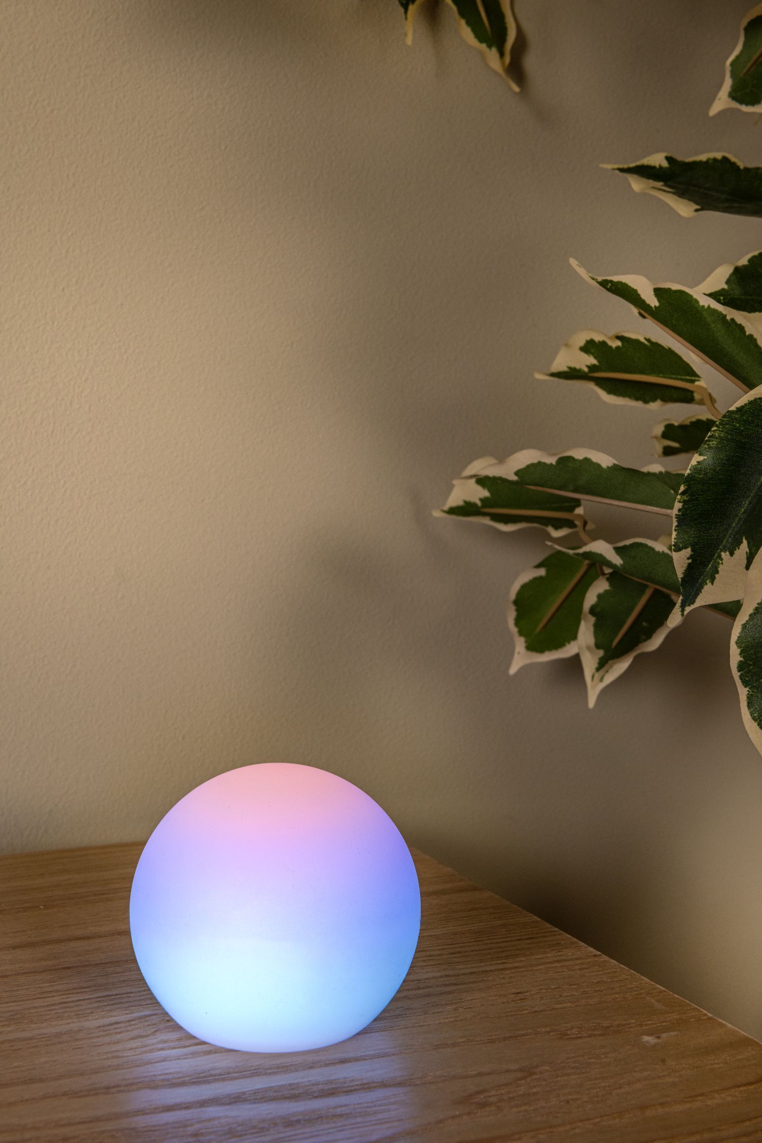 LED Tischleuchte Fernbedienung 2700 K IP65 RGB H:7 cm Sphäre, Lampe