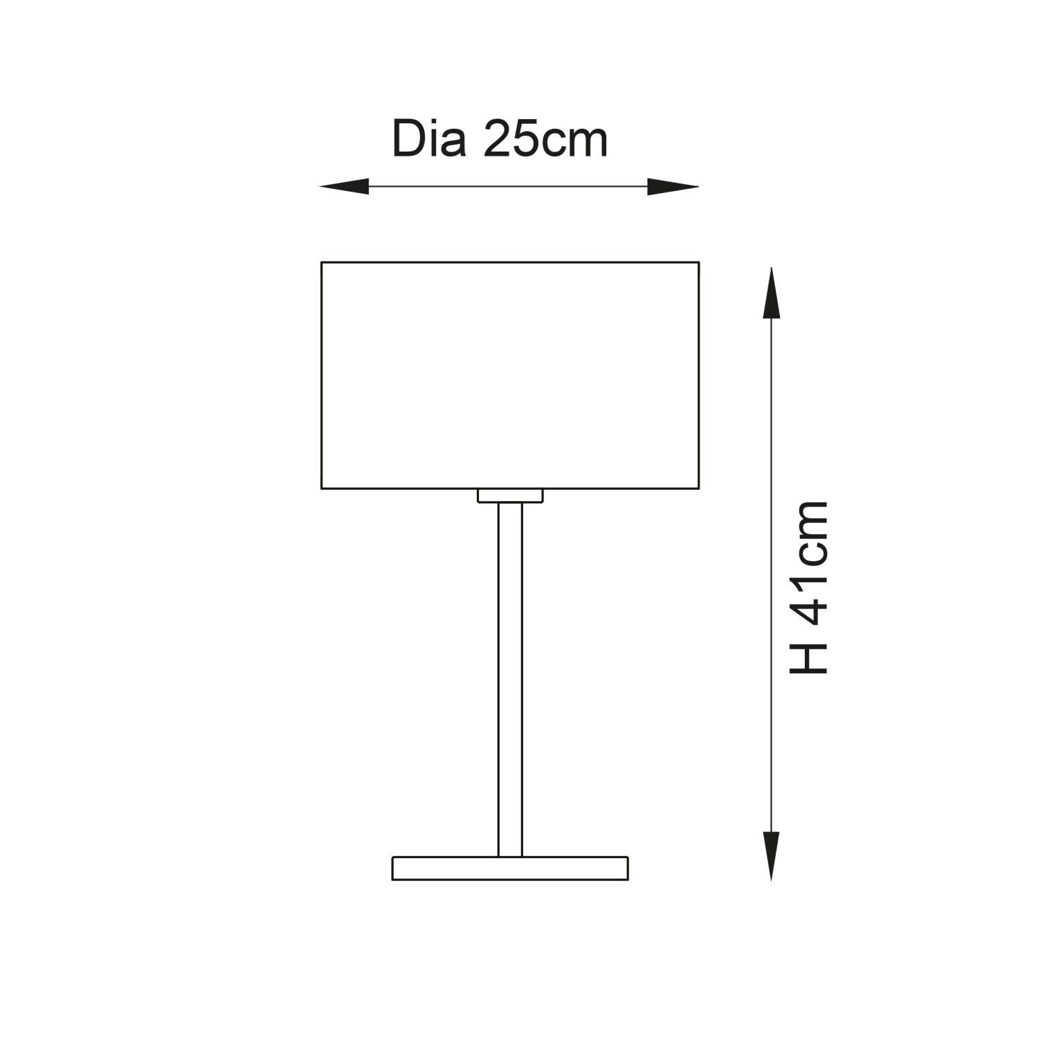 Tischleuchte E27 41 cm hoch Seegras Metall Modern Boho